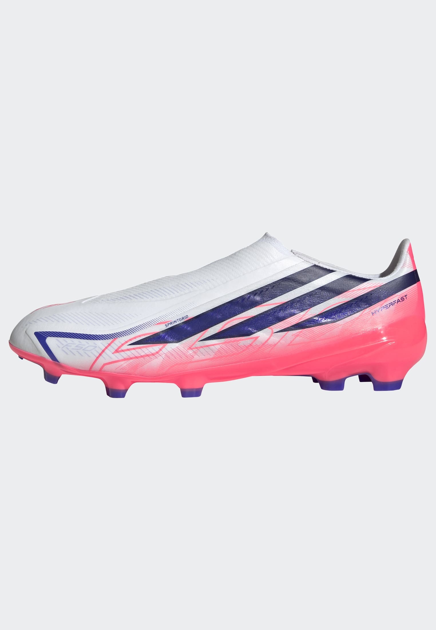 adidas Performance Fußballschuh »F50 HYPERFAST LEAGUE , NATURRASEN, OHNE SCHNÜRSENKEL«  Außensohle für Rasen und feste Böden