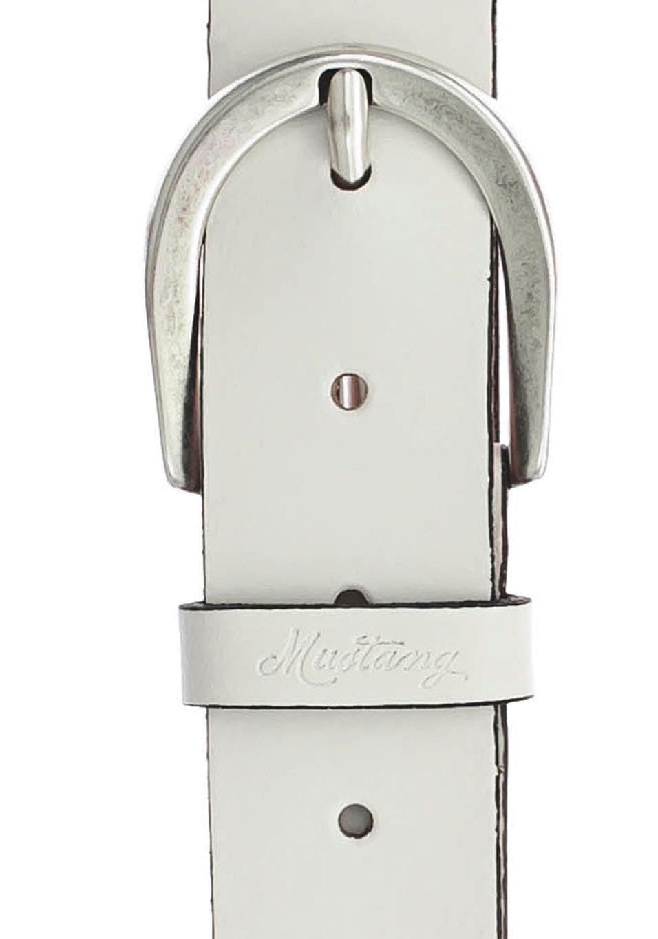 MUSTANG Ledergürtel, mit geprägtem MUSTANG-Logo auf der Schlaufe online bei  OTTO | Gürtel
