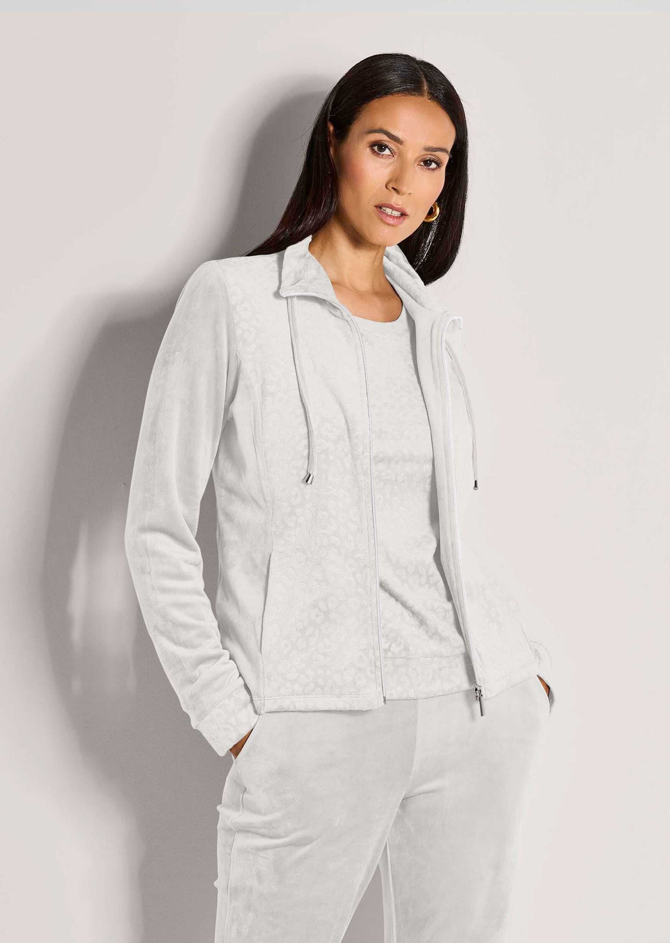 MADELEINE Kurzjacke »Sweatjacke Flauschige Nickijacke mit Reißverschluss« Weiche Nicki-Qualität