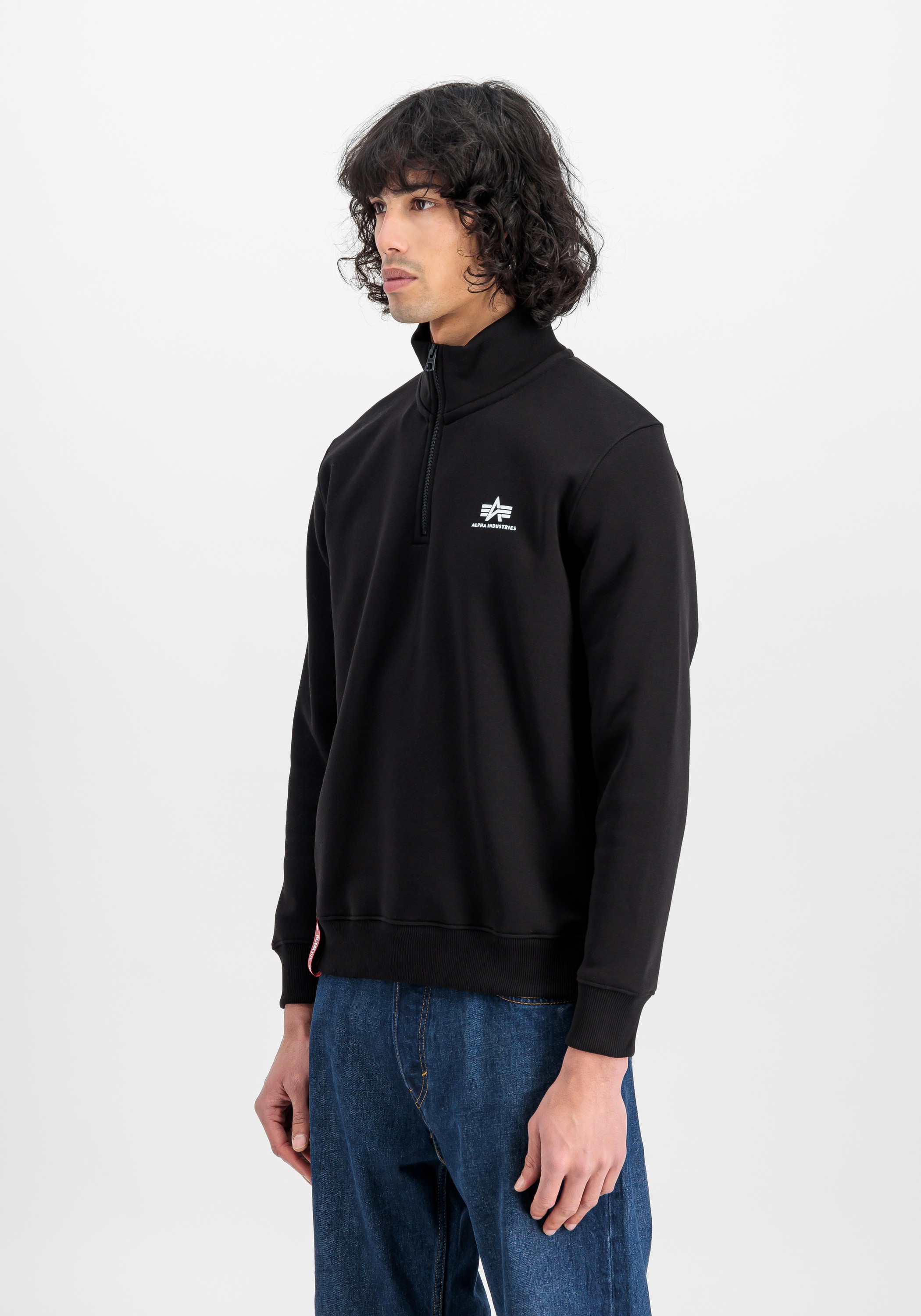 Alpha Industries Sweater »Alpha Industries Men - Sweatshirts Half Zip Sweatshirt SL«