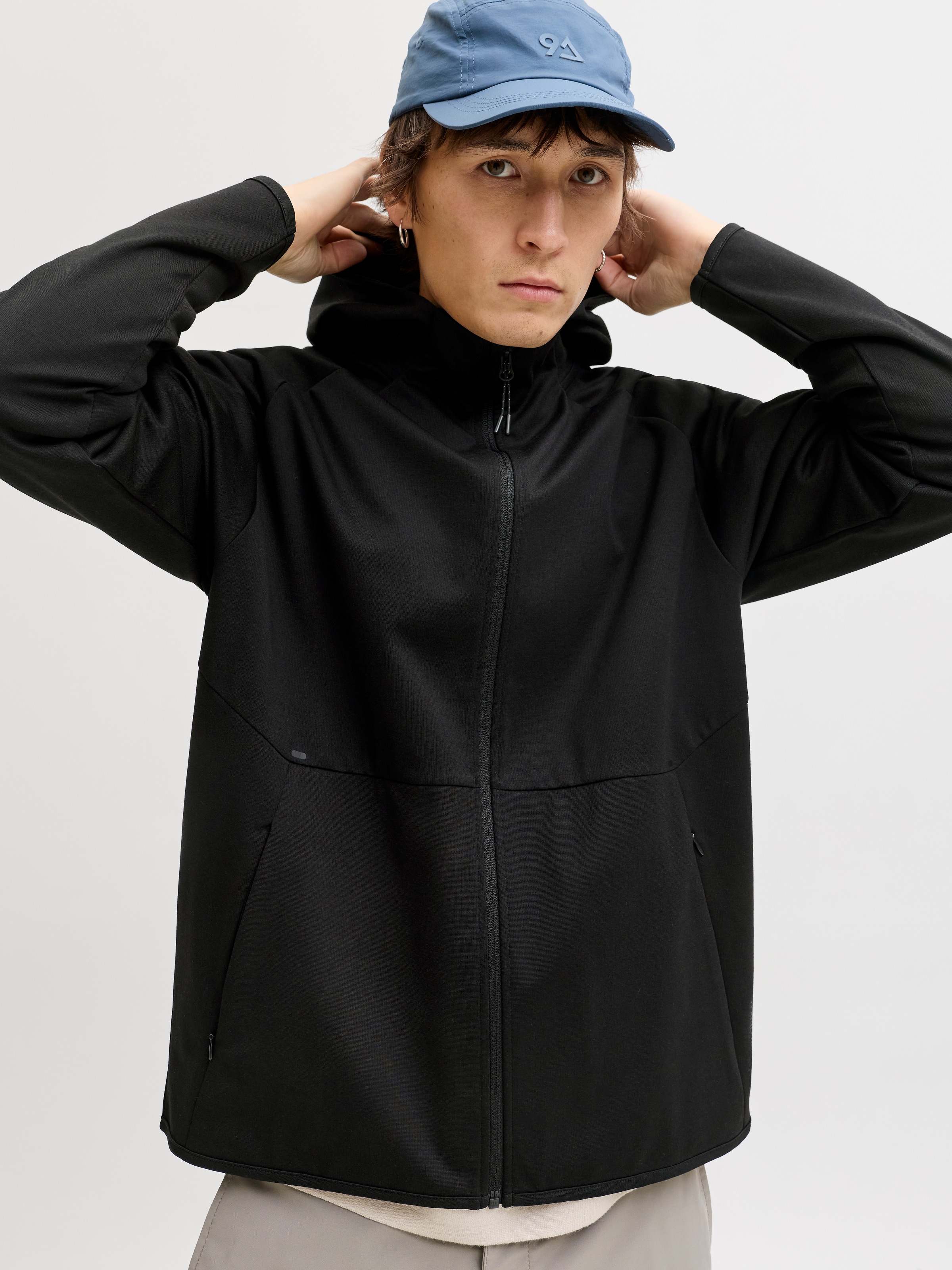 Jack & Jones Sweatshirt »JJEBASE SWEAT ZIP HOOD SN«, mit Kaputze
