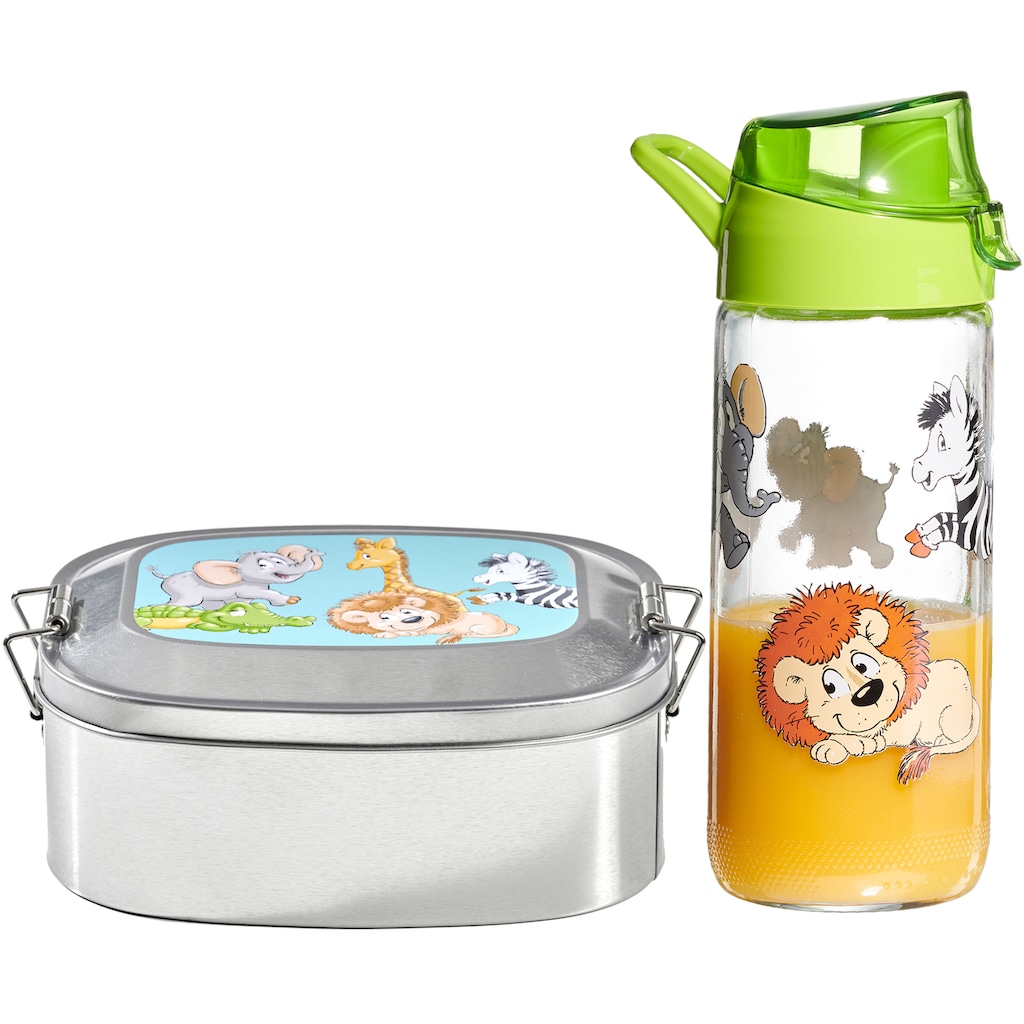 Ritzenhoff & Breker Lunchbox »Happy Zoo«, (Set, 2 tlg.)