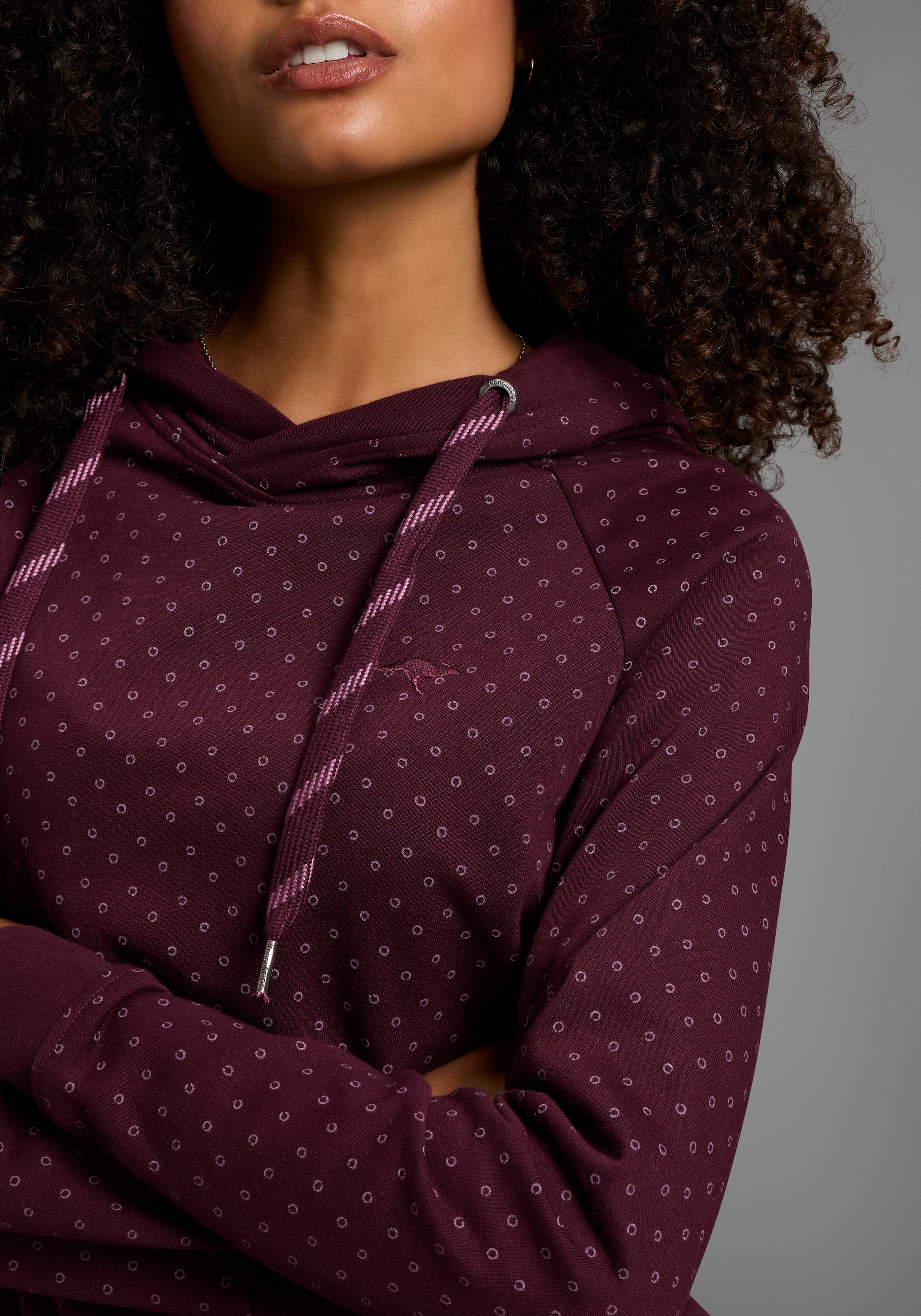 KangaROOS Longsweatshirt mit dezentem Muster