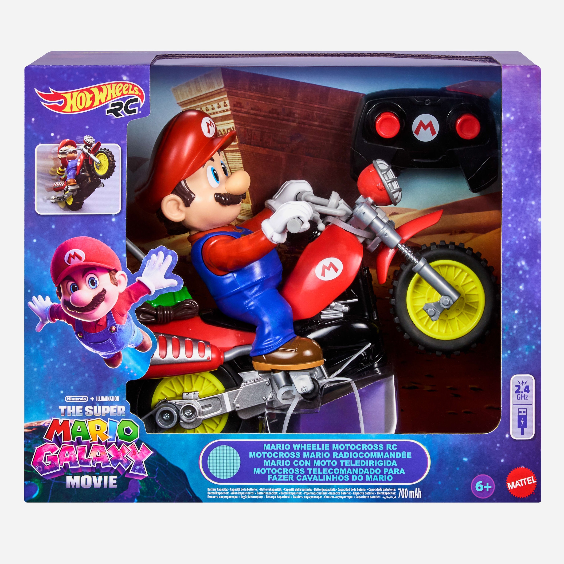 Hot Wheels RC-Motorrad »Mario Kart, Mario Wheelie«