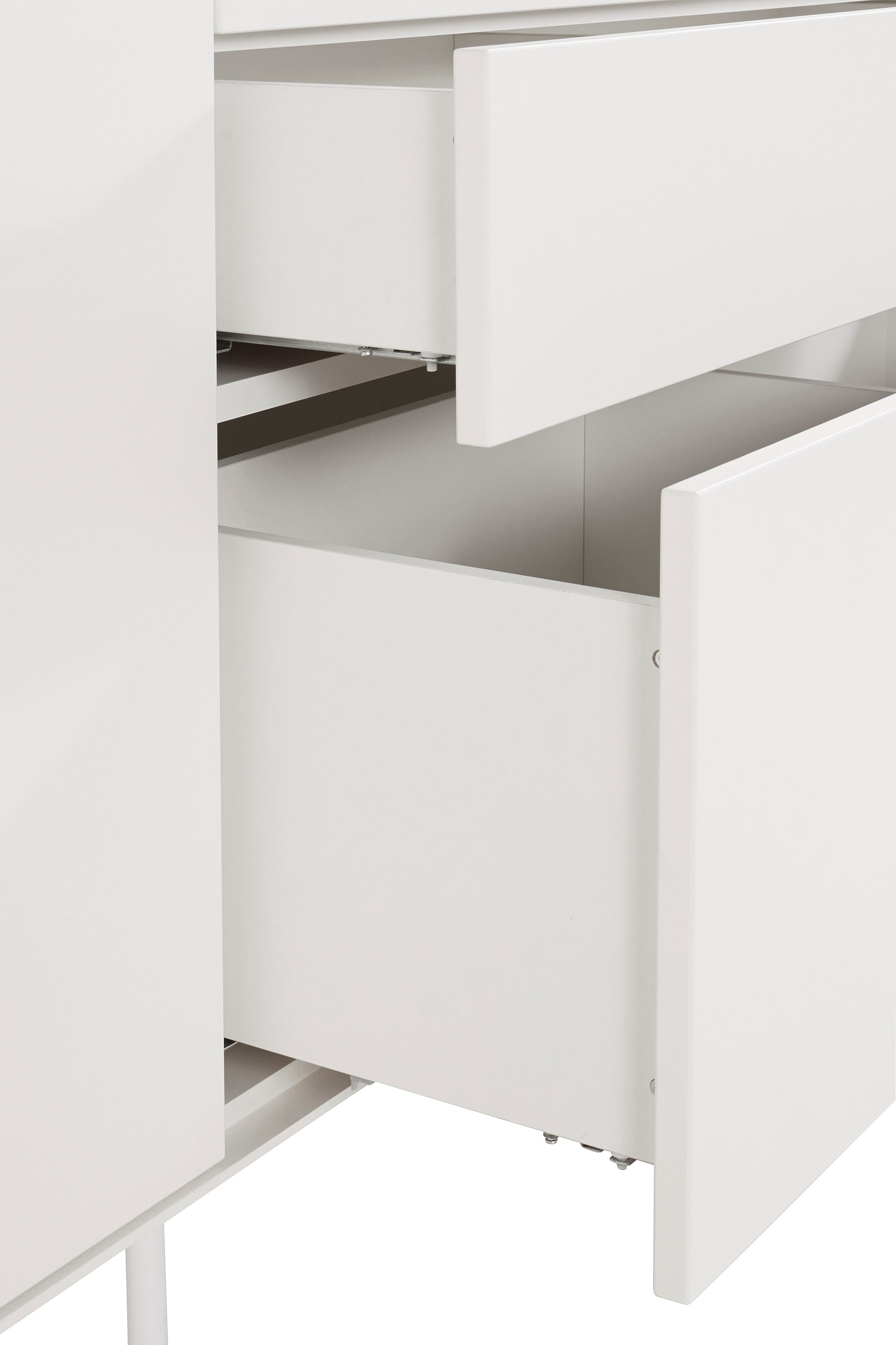 LeGer Home by Lena Gercke Sideboard »Essentials«, (2 St.), Breite: 279cm, MDF lackiert, Push-to-open-Funktion