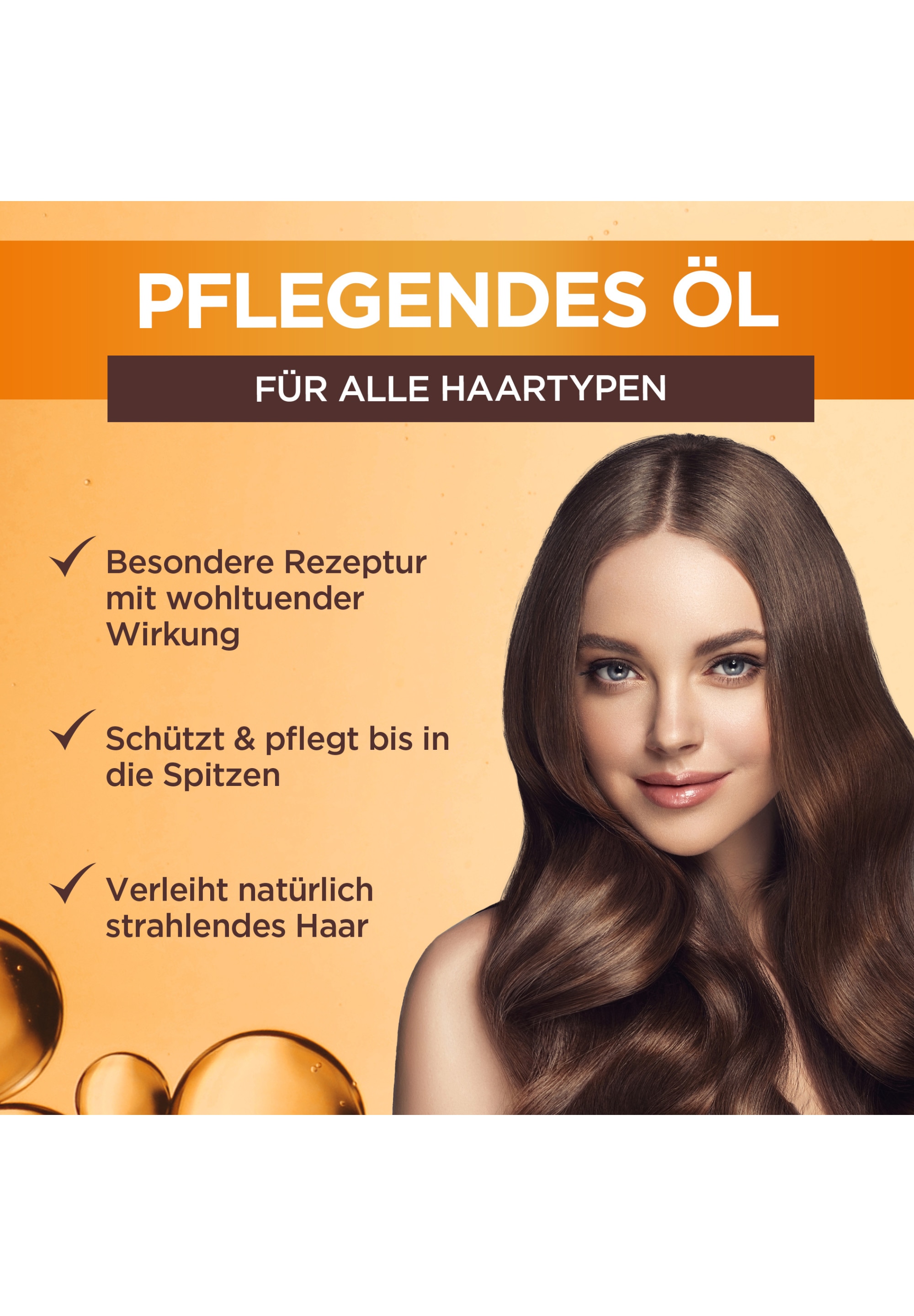 GARNIER Haaröl »Garnier Wahre Schätze Haar-Öl Argan & Camelia-Öl«
