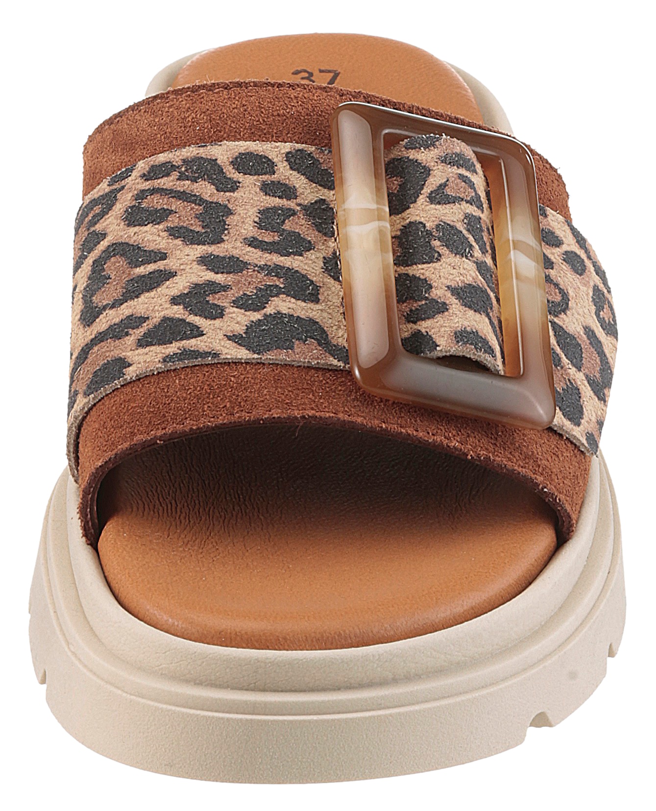 Tamaris Pantolette, Plateau, Sommerschuh mit modischer Zierschnalle