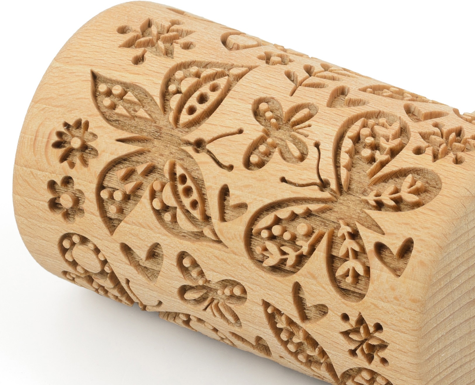 folkroll Teigroller »3D-Motiv-Teigrolle« Schmetterlinge