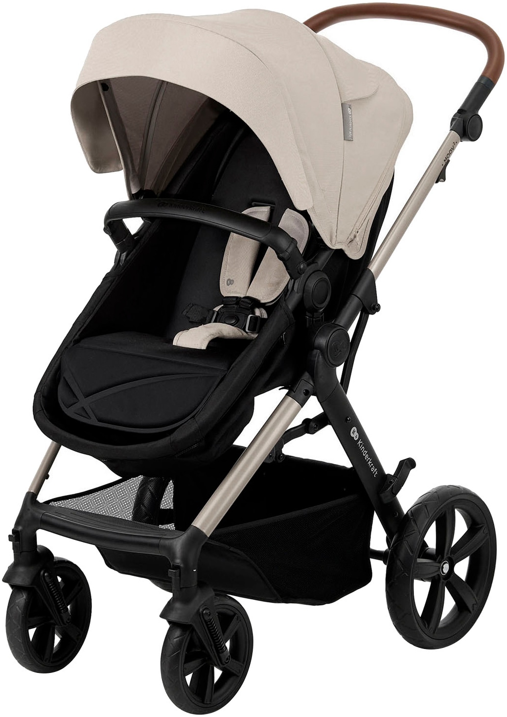 Kinderkraft Kombi-Kinderwagen »MOOV 2 3IN1«, 27 kg, mit EVA-Rädern