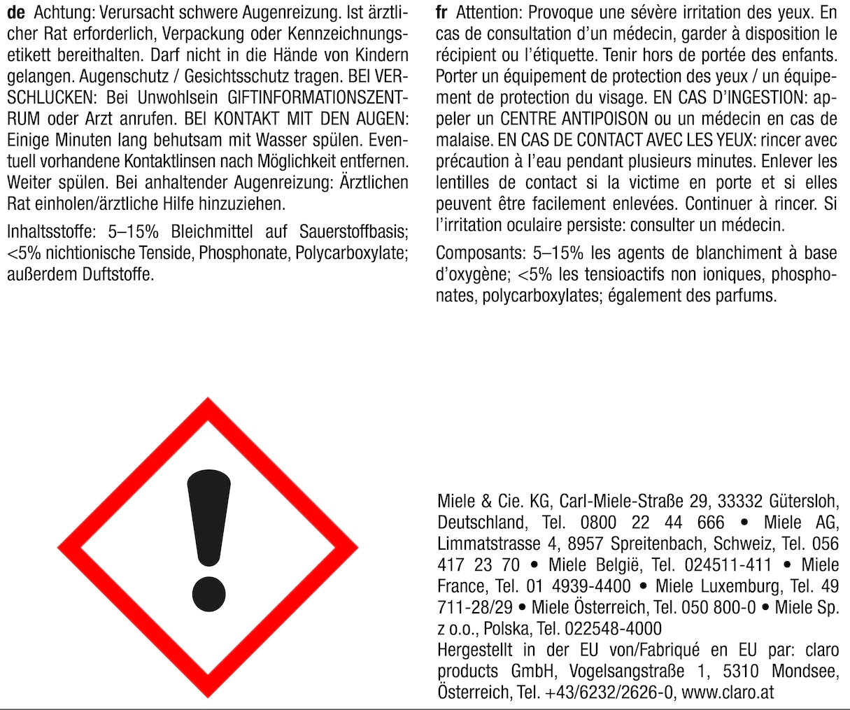 Miele Spezialwaschmittel »Set 5 UltraPhase«