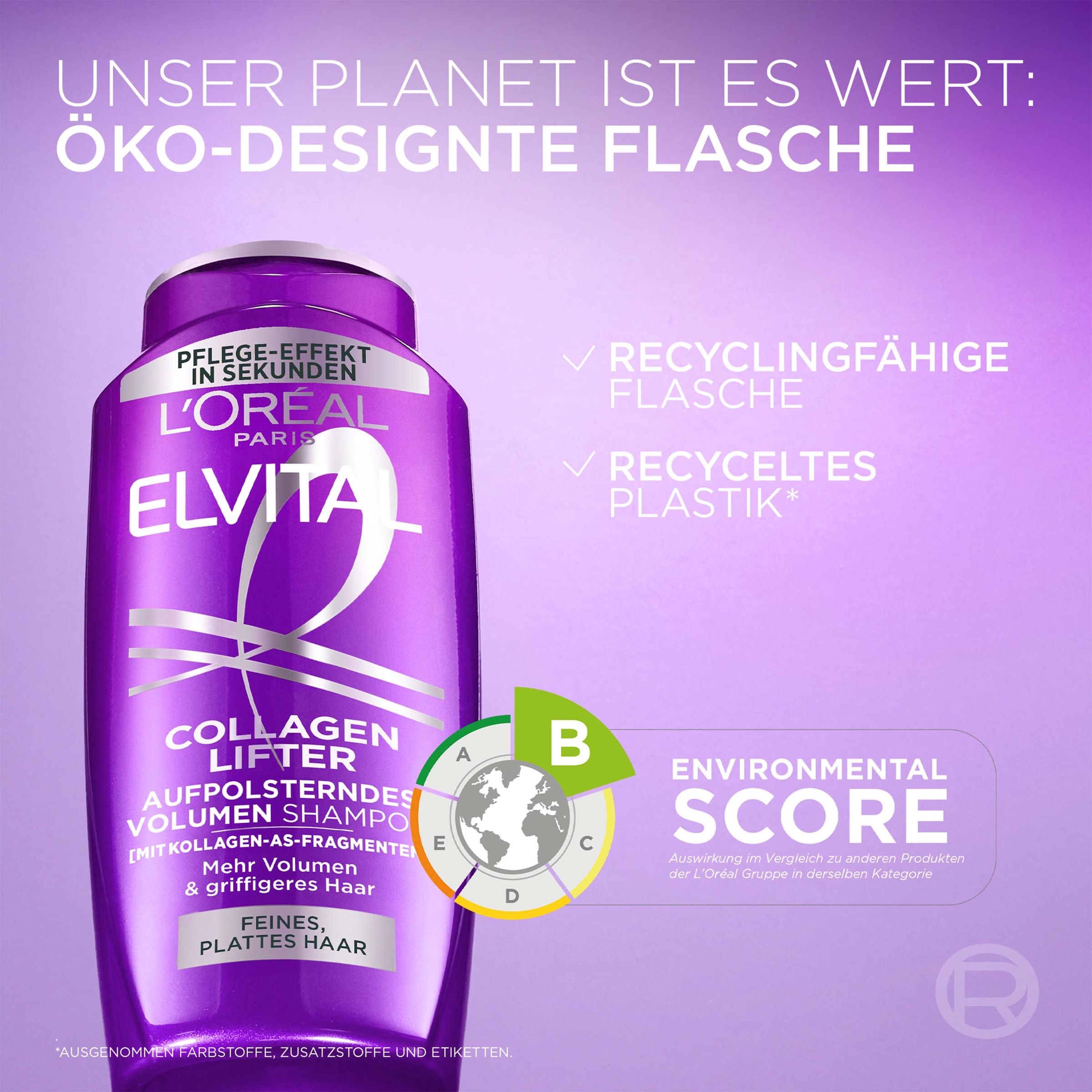 L'ORÉAL PARIS Haarspülung »L'Oréal Paris Elvital Collagen Lifter Spülung 6er Packung«