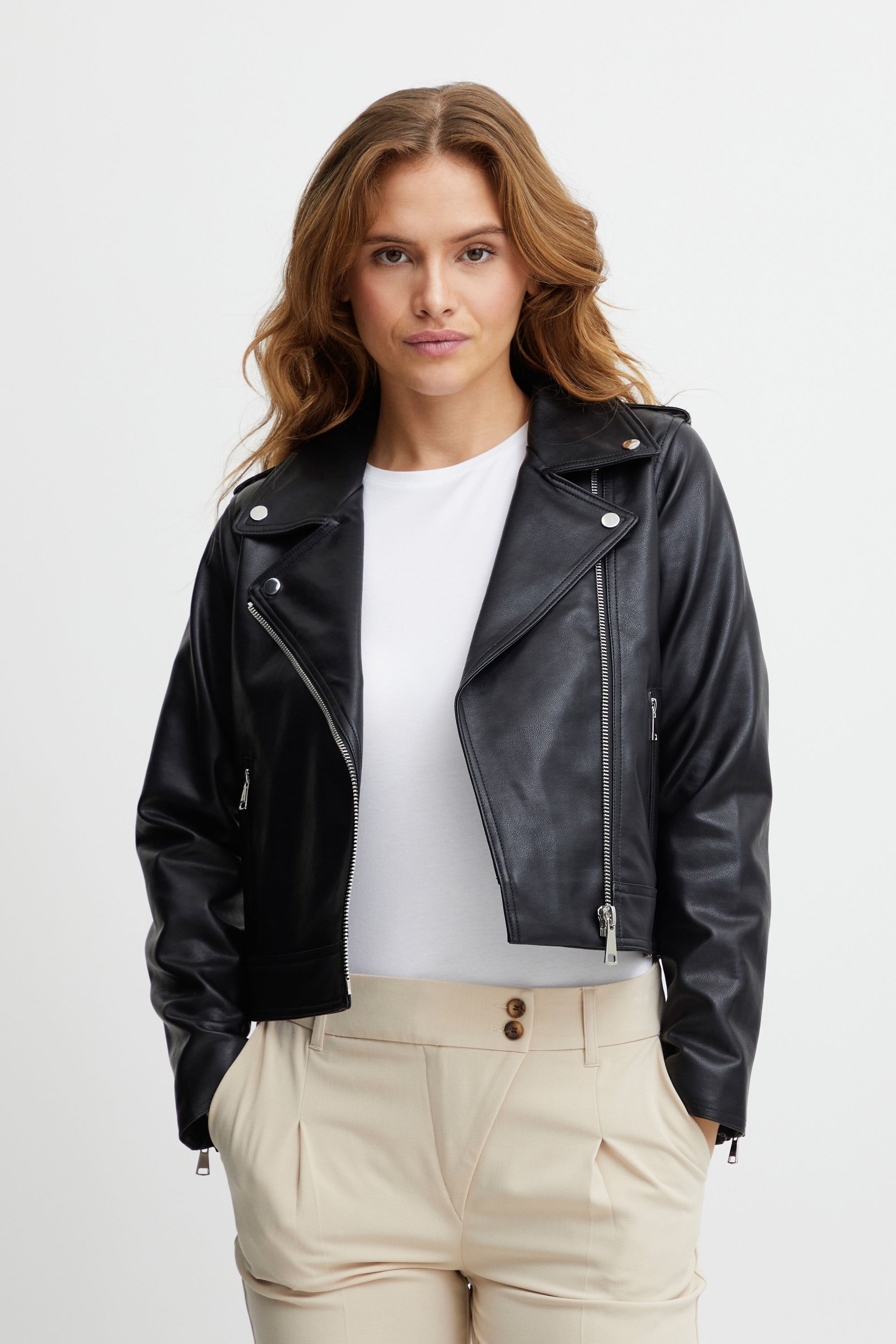 b.young Lederimitatjacke »Lederimitatjacke BYAcomy«