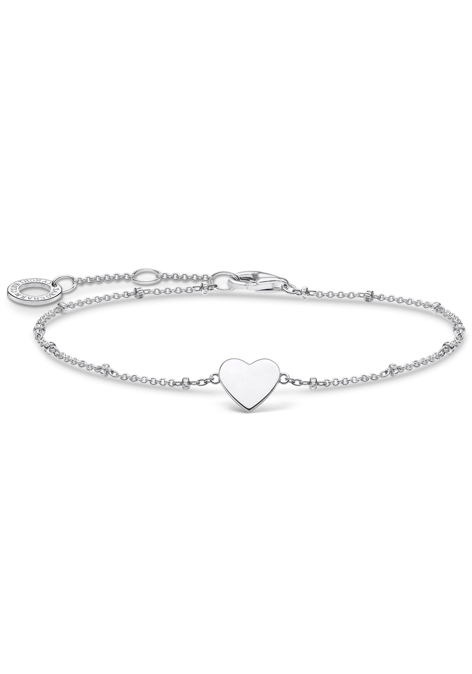 THOMAS SABO Armband »Herz mit Kugeln silber, A1991-001-21-L19V«