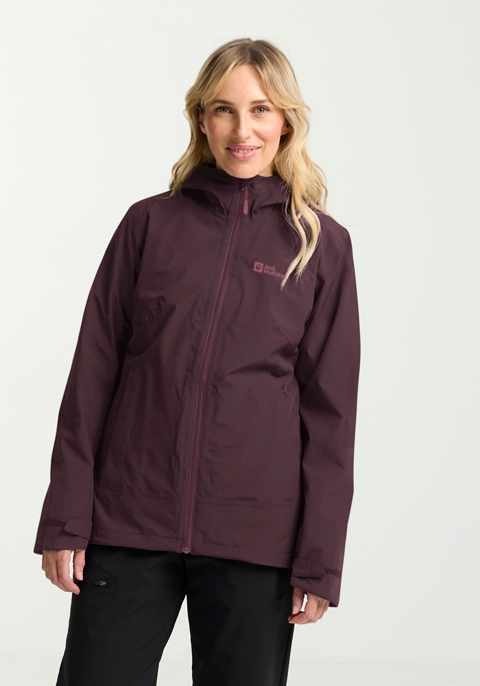 Jack Wolfskin 3-in-1-Funktionsjacke »MOONRISE 3IN1 JKT W«, mit Kapuze