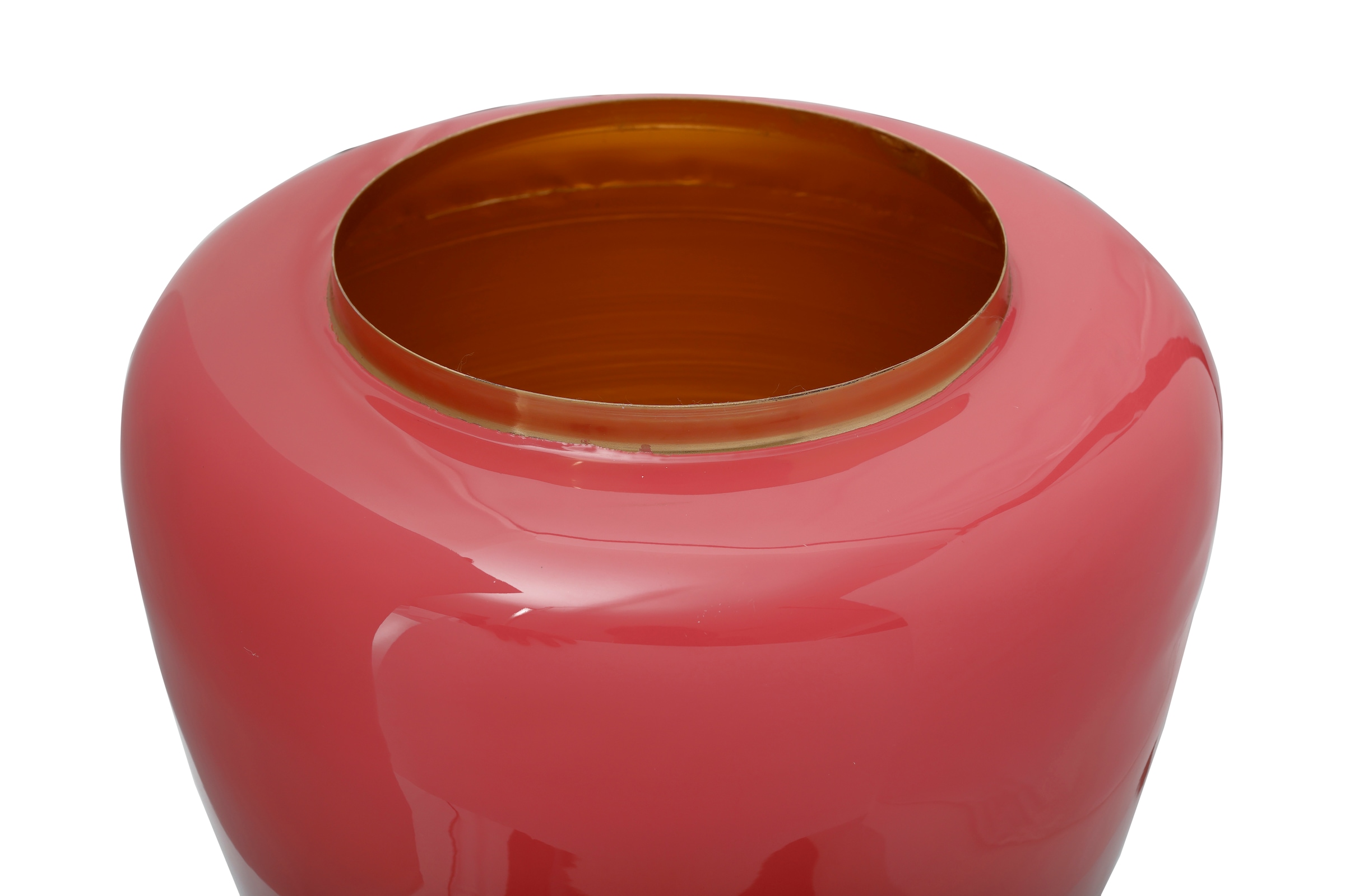 Kayoom Dekovase »Vase Artisse 125« Dekorative Metall-Vase, glanzvoll lackiert, Innenversiegelung