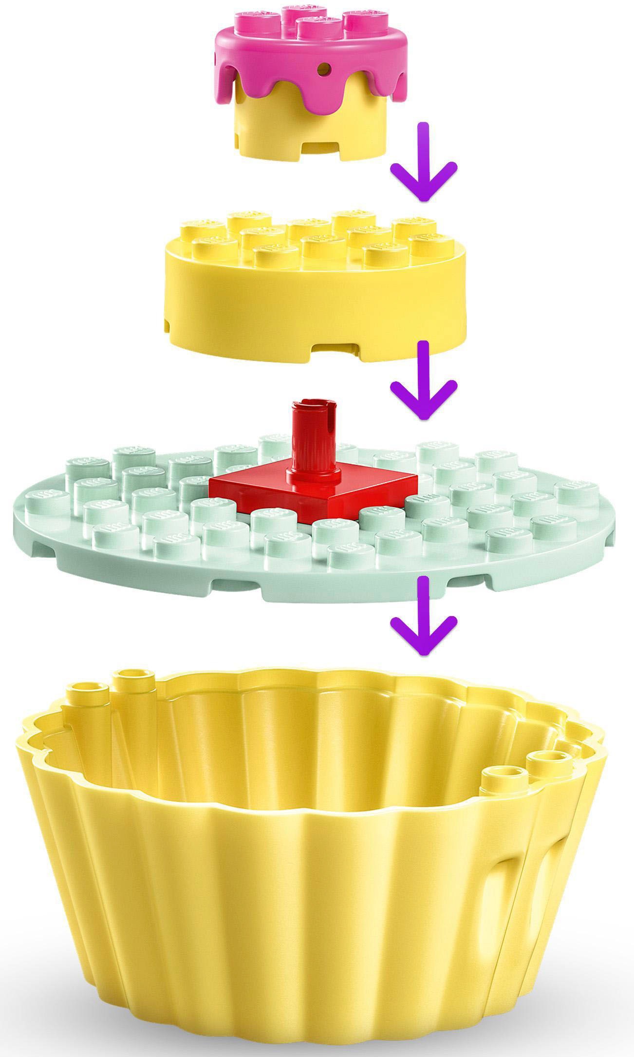 LEGO® Konstruktionsspielsteine »Kuchis Backstube (10785), LEGO® Gabby's Dollhouse«, (58 St.), Made in Europe