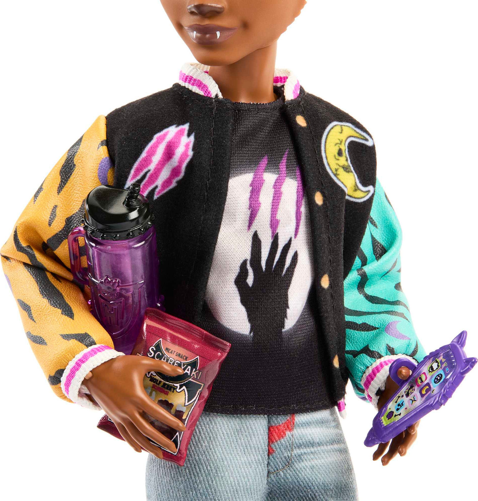 MonsterHigh™ Anziehpuppe »Clawd Wolf«, mit Gargoyle-Bulldogge