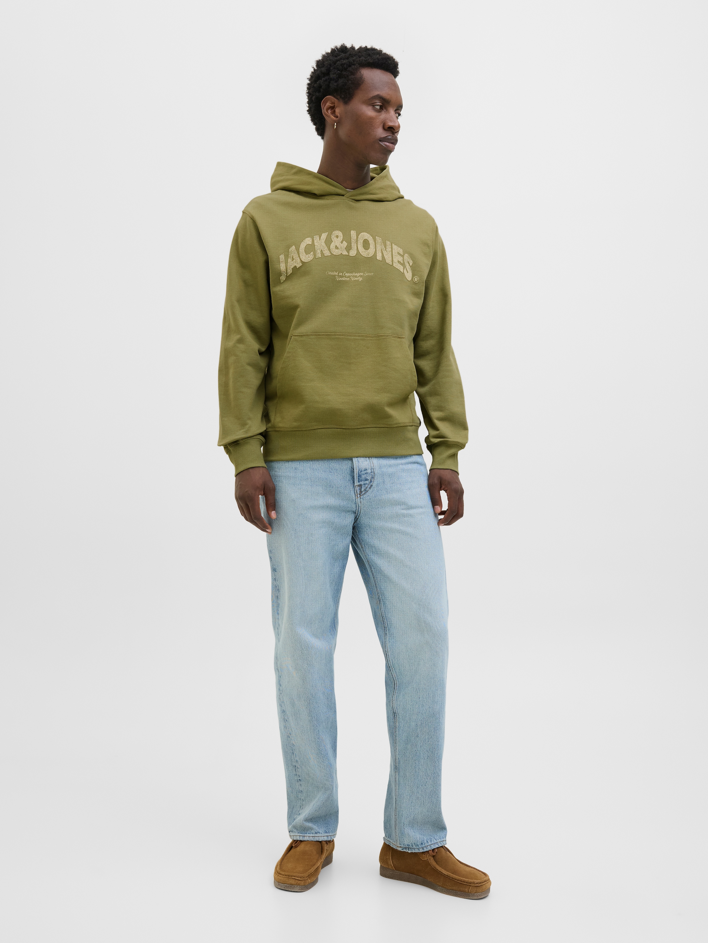 Jack & Jones Kapuzensweatshirt »JORALMERIA SWEAT HOOD«, mit Logo Print