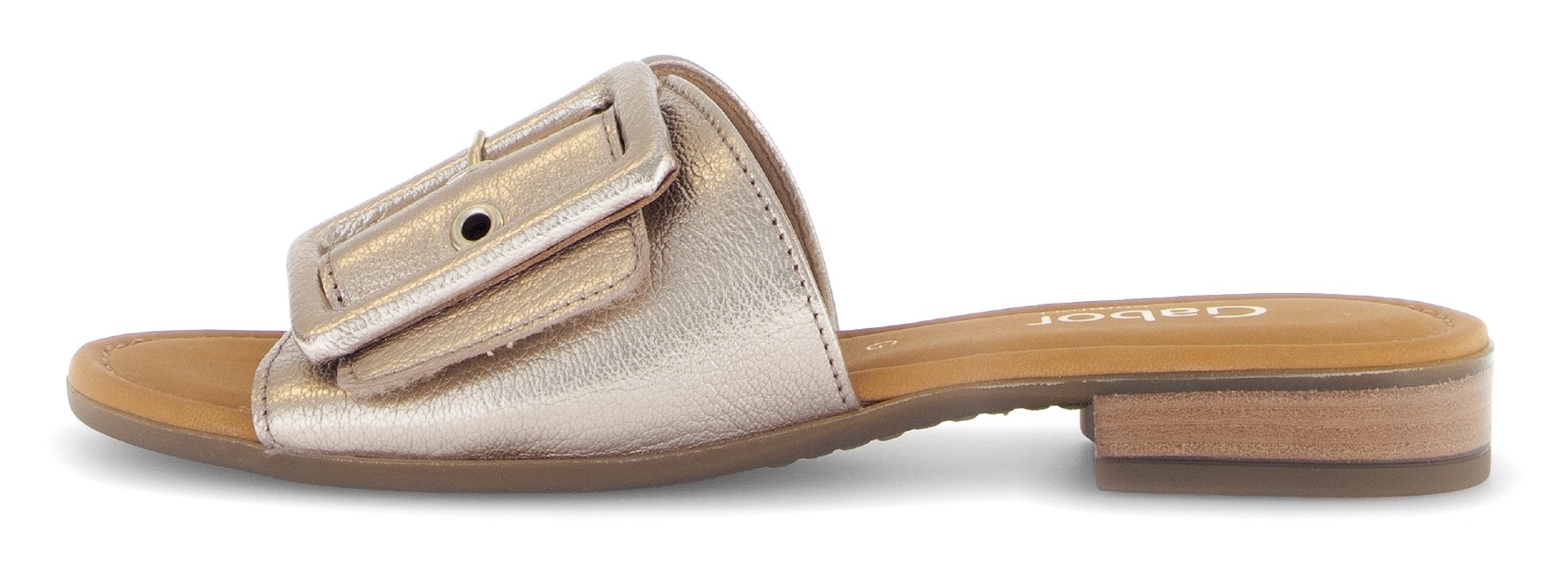 Gabor Pantolette »RHODOS«, Blockabsatz, Sommerschuh, Komfortschuh in Weite G (= weit)