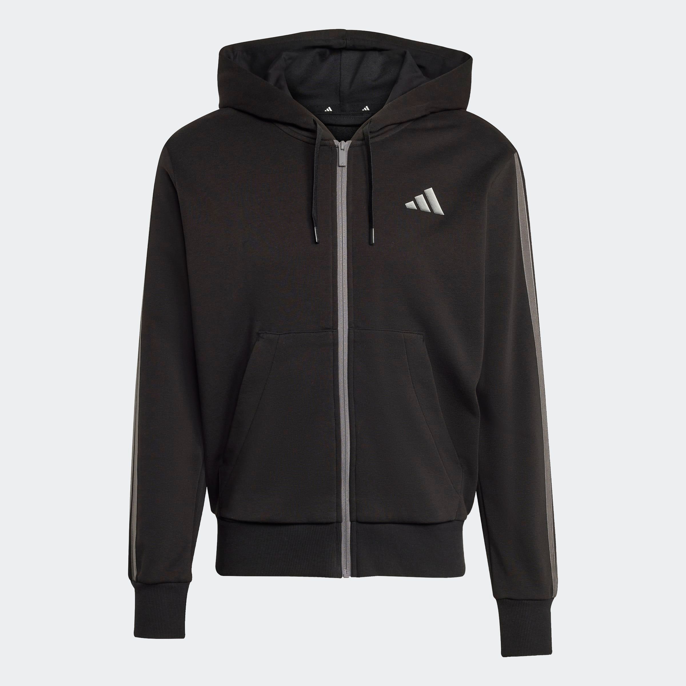 adidas Sportswear Kapuzensweatshirt »HOLIDAY 3-STREIFEN MIT DURCHGEHENDEM REISSVERSCHLUSS«

