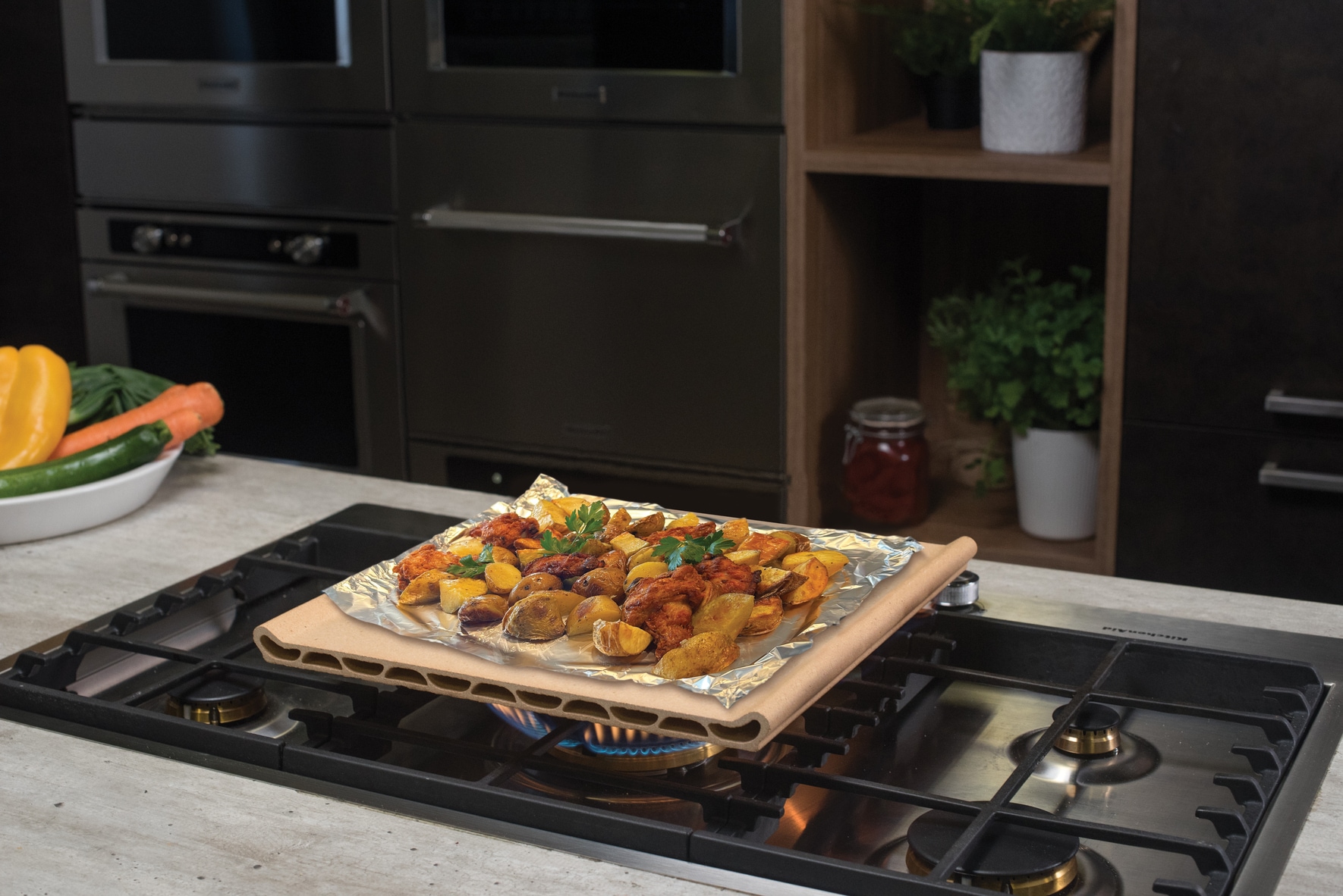 BAUKNECHT Backofen »BBI7 310C PIZZA« mit 1-fach-Teleskopauszug mit Pyrolyse-Selbstreinigung Restaurant-Pizza daheim: 310°C Pizza-Funktion inkl. Pizzastein