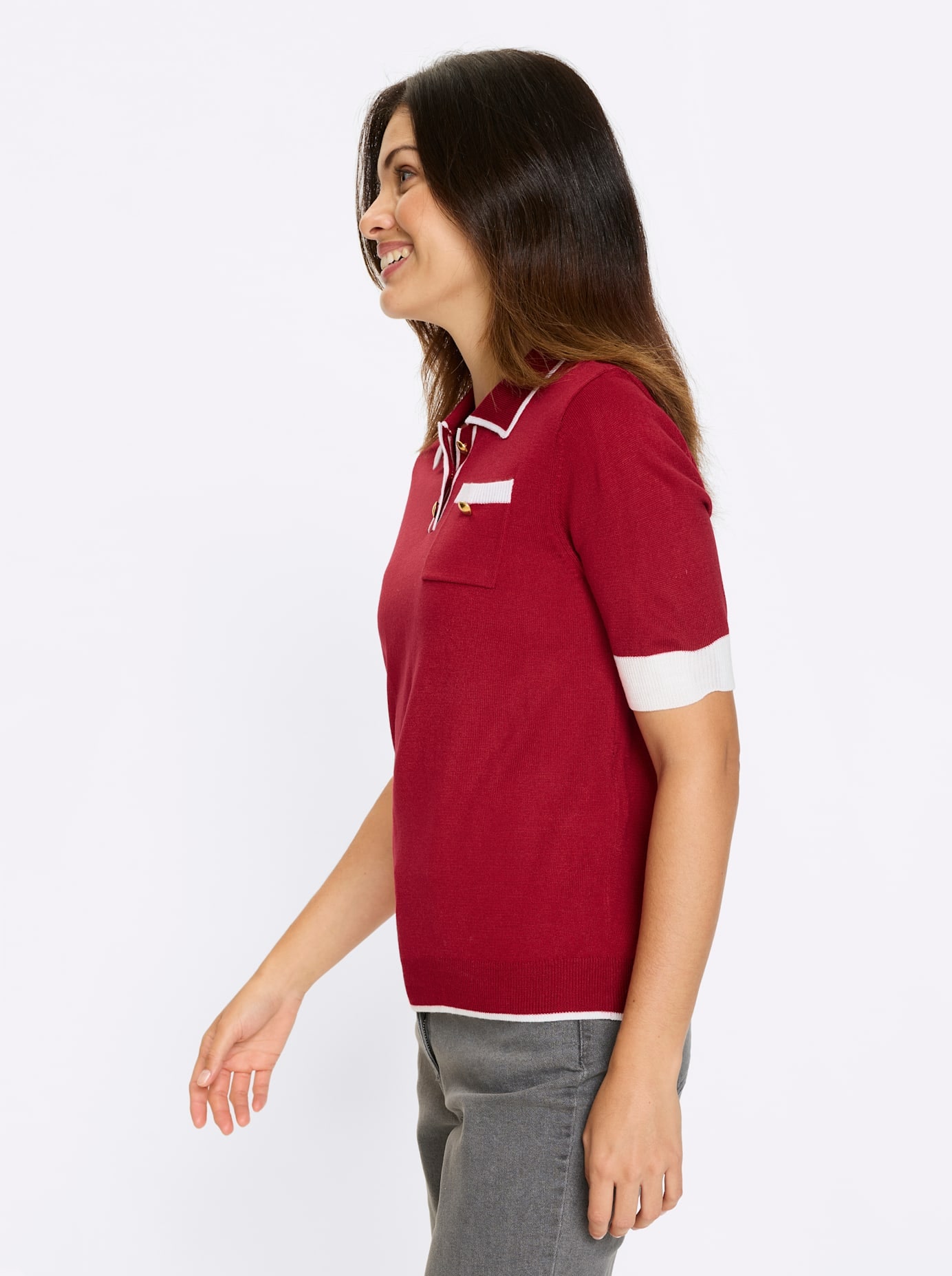 Classic Basics Kurzarmpullover »Polopullover«
