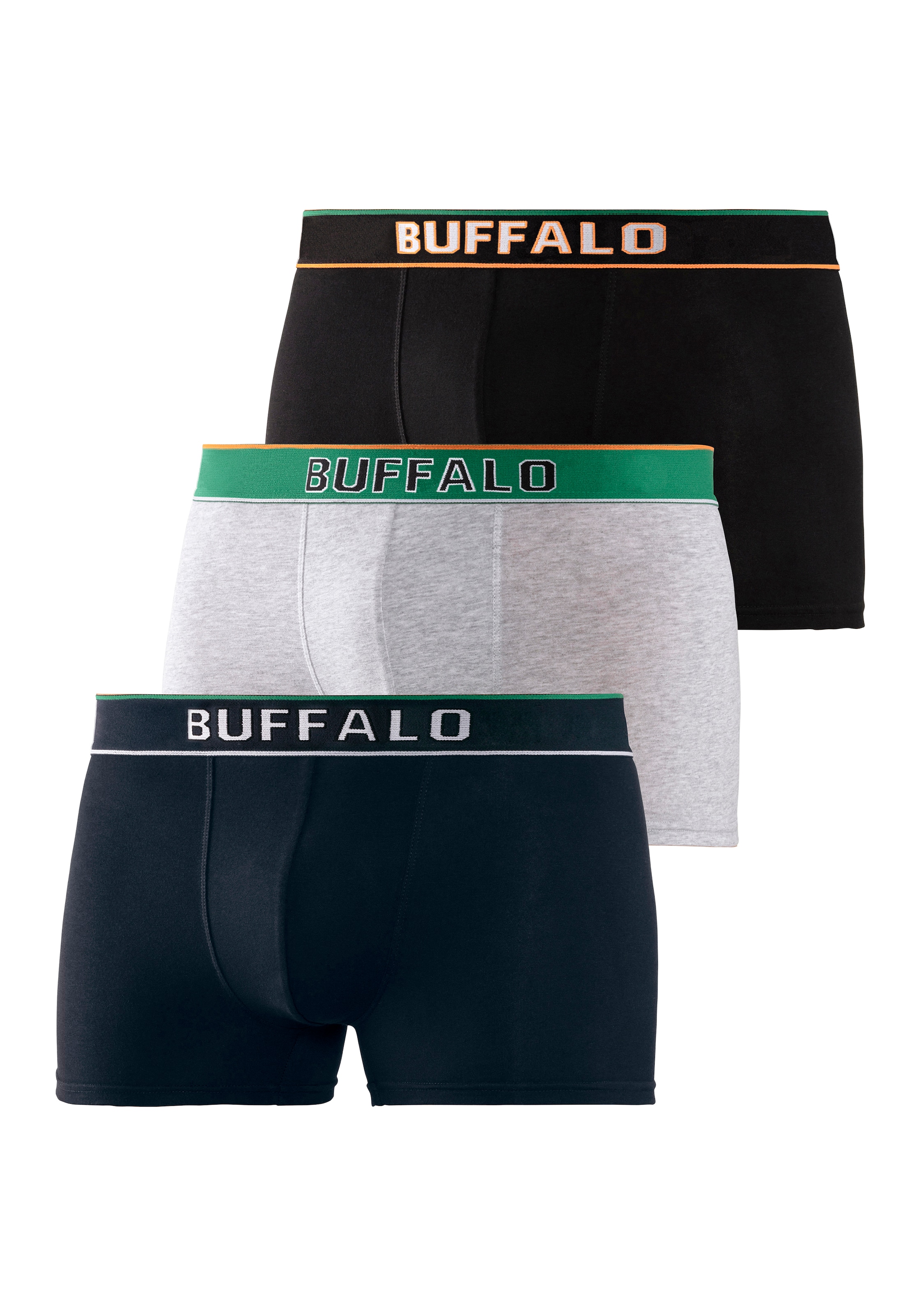 Buffalo Boxer, (Packung, 3 St.), Webbund im College Design online bestellen  bei OTTO