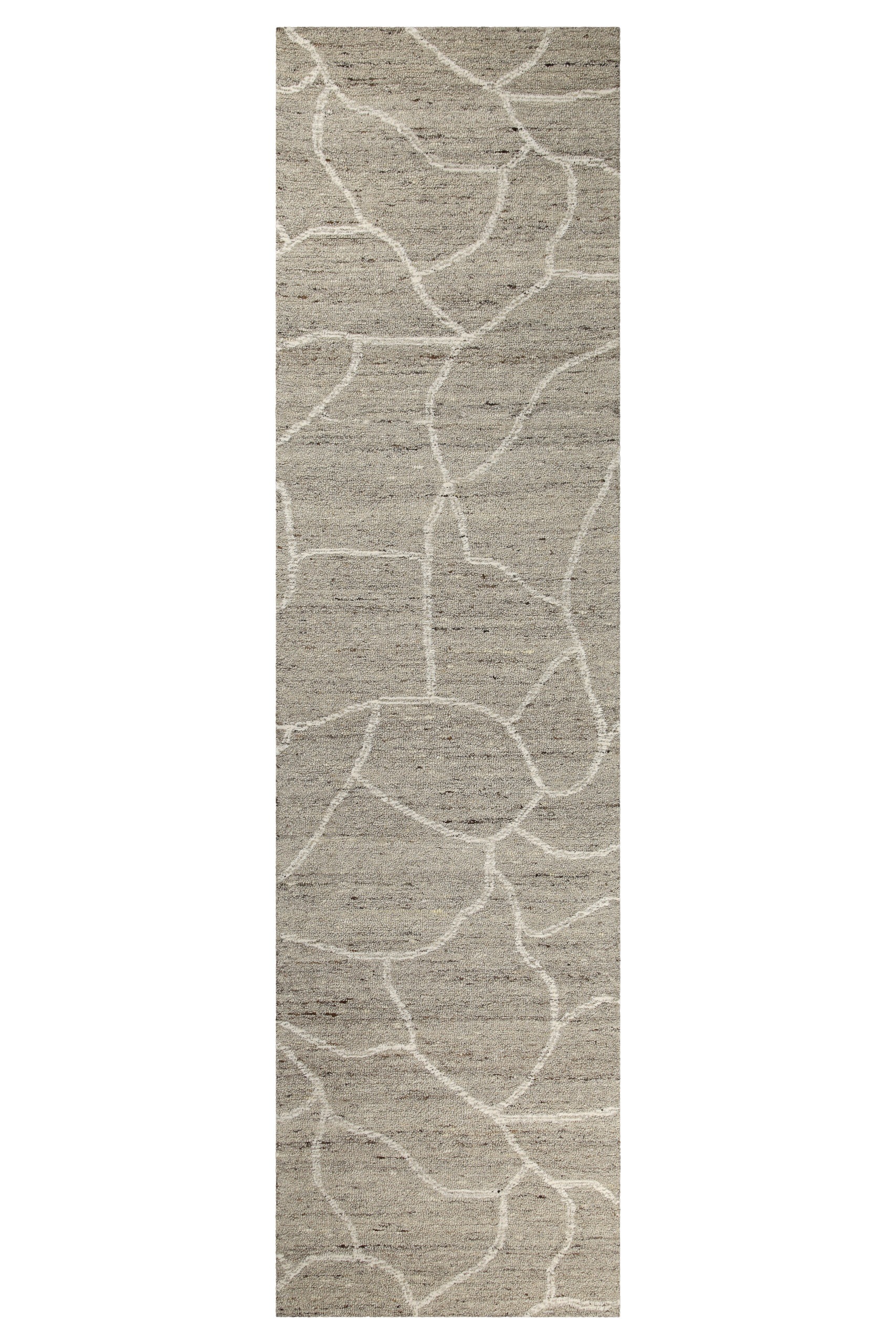 Wecon home Wollteppich »Hamptons FORTYONE«, rechteckig, 15 mm Höhe, Läufer, Schurwolle, Kurzflor, Wohnzimmer, elegant, robust, Stein