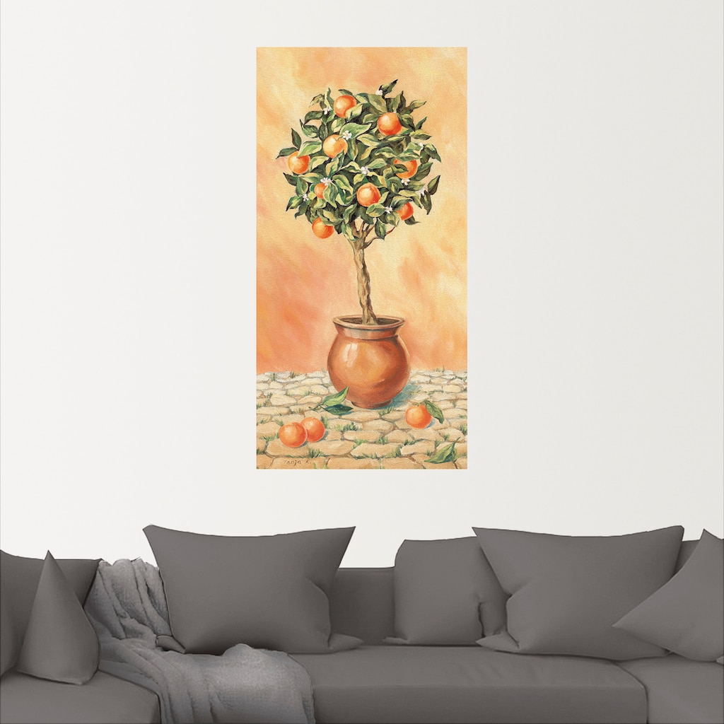Artland Wandbild »Orangenbaum I«, Pflanzen, (1 St.)