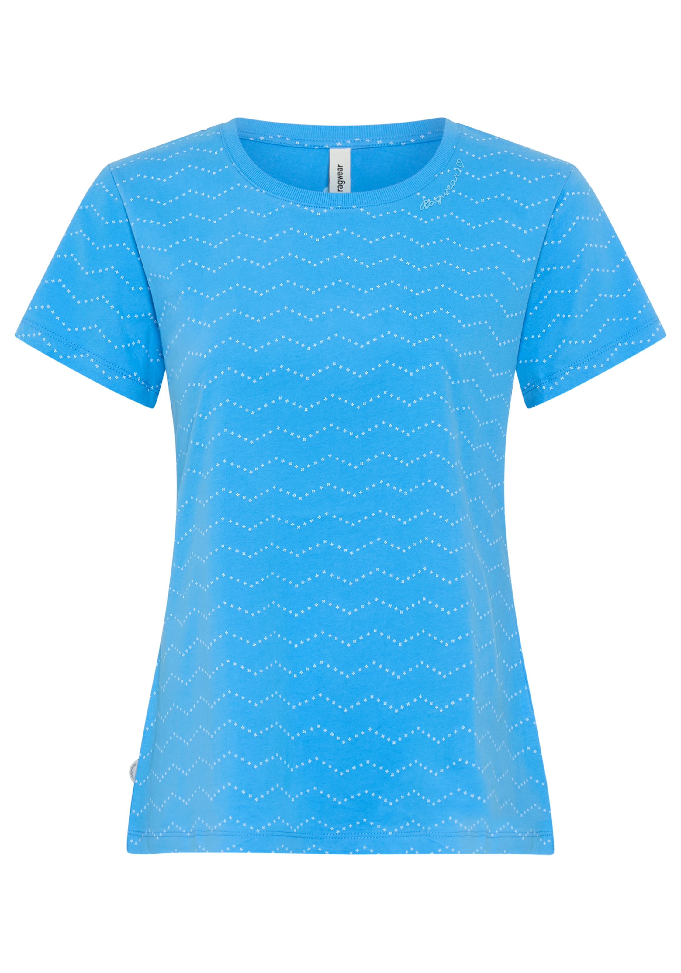 Ragwear Kurzarmshirt »MINTTA ZIG ZAG O« mit Logoschriftzug
