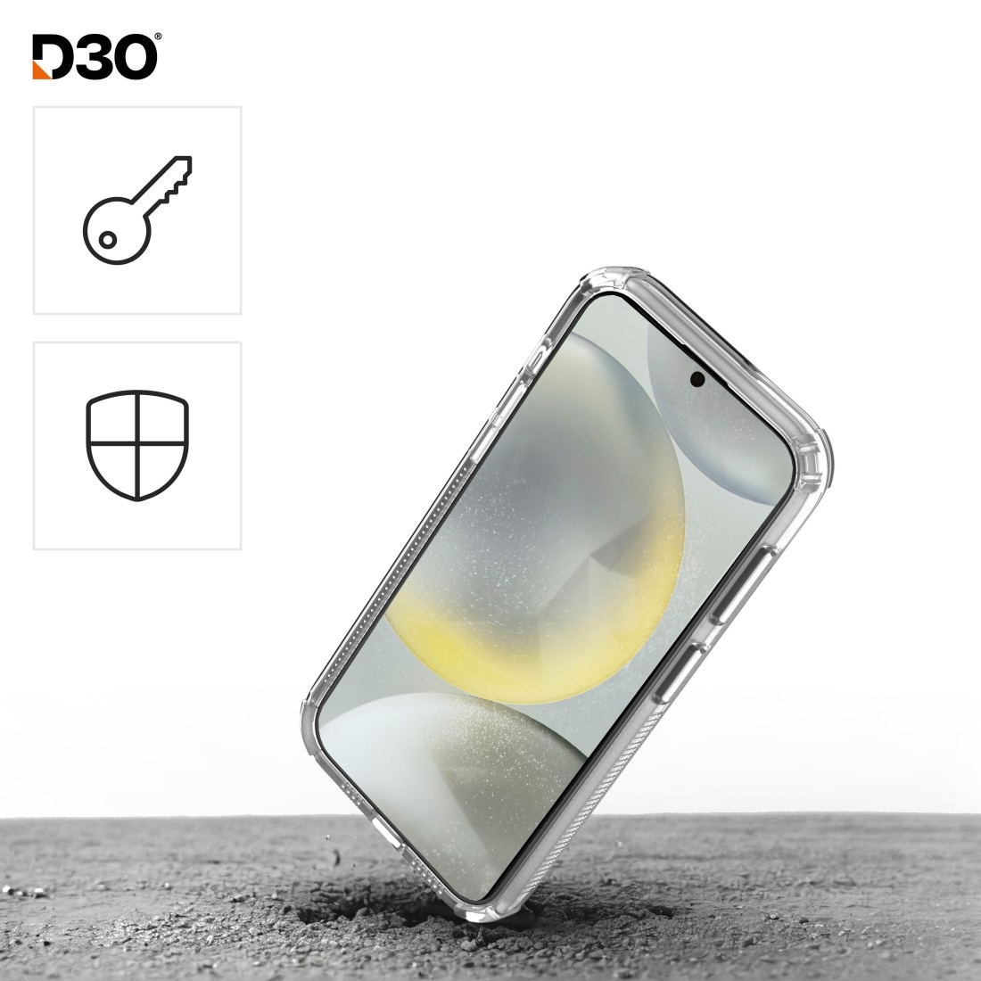 Hama Displayschutzglas »Handy-Schutzglas für Samsung Galaxy S26+, Montagehilfe« für Samsung Galaxy S26+ D3O Schutzglas, 10H Härte, Fullscreen Vollabdeckung, Ultraclear HD