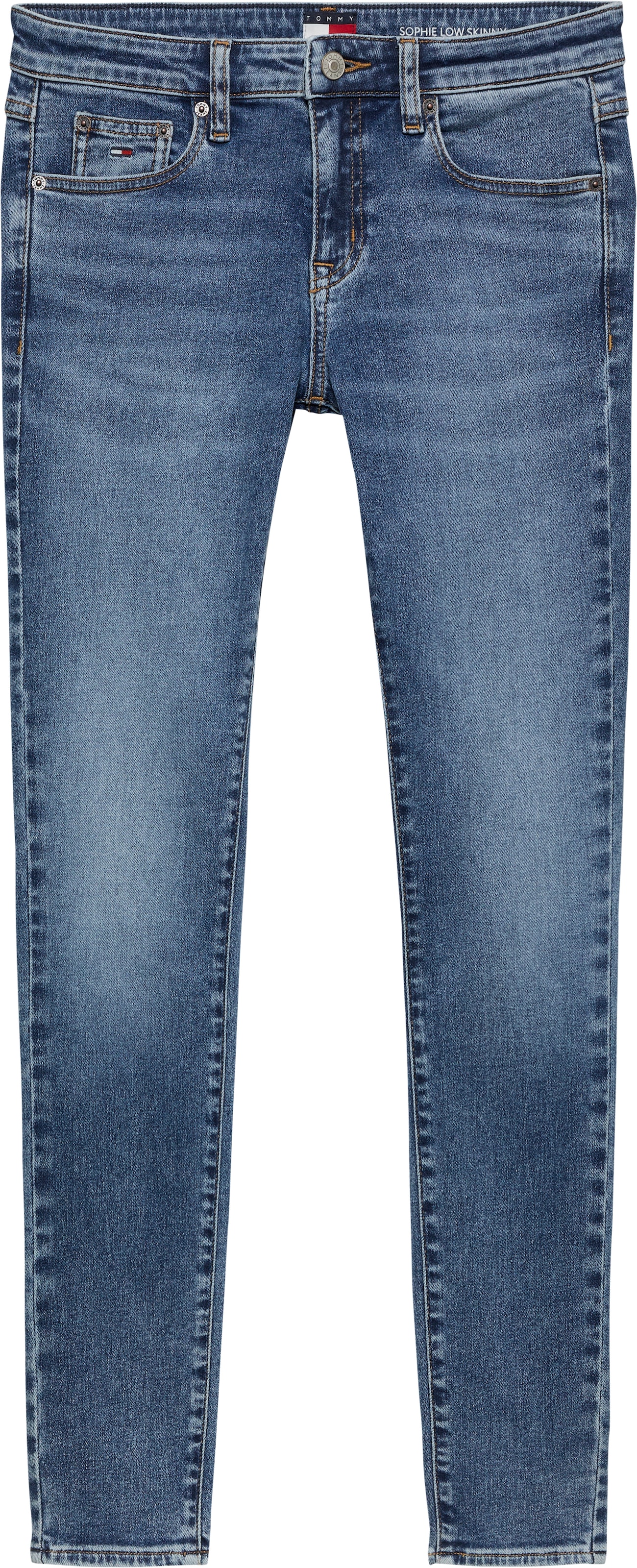 Tommy Jeans Skinny-fit-Jeans »SOPHIE LW SKN«, mit Logo-Badge, in Knöchellänge
