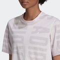 adidas Performance T-Shirt »ESSENTIALS OVERSIZED ALLOVER PRINT CROPPED«