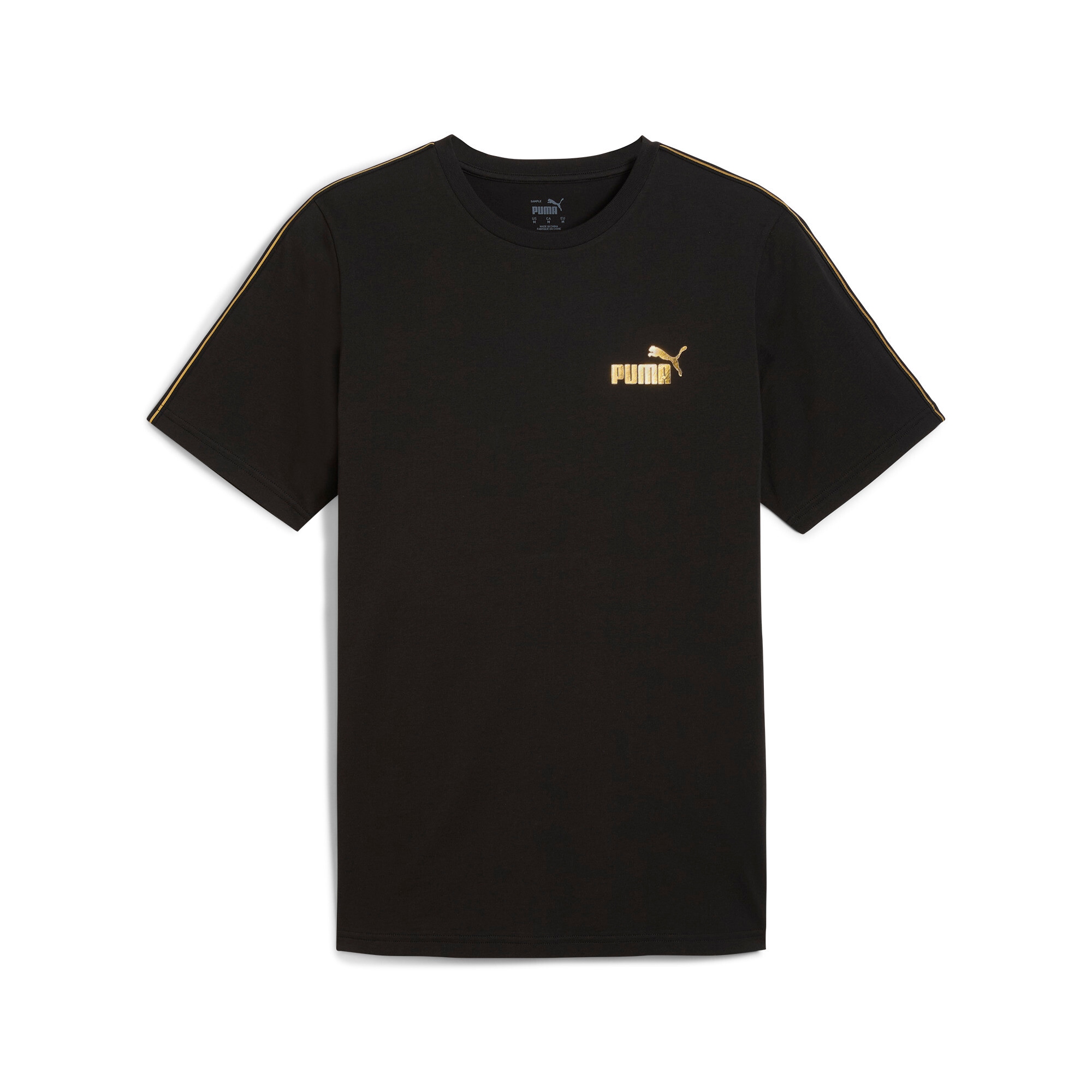 PUMA T-Shirt »ESS TAPE MINIMAL GOLD TEE« regular fit, sportlicher Stil, Rundhalsausschnitt