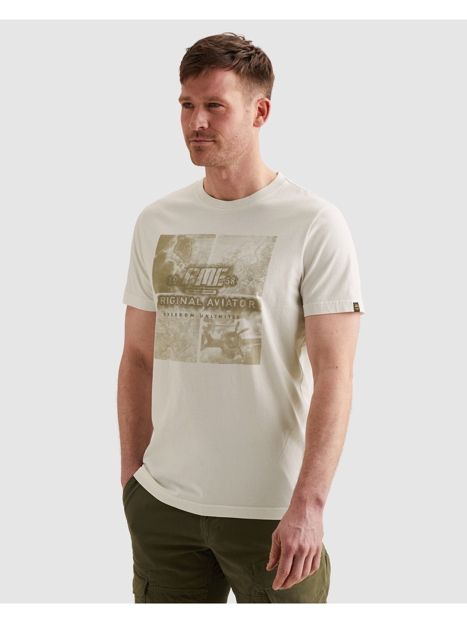 PME LEGEND T-Shirt »Short sleeve r-neck single jersey big art« mit Print