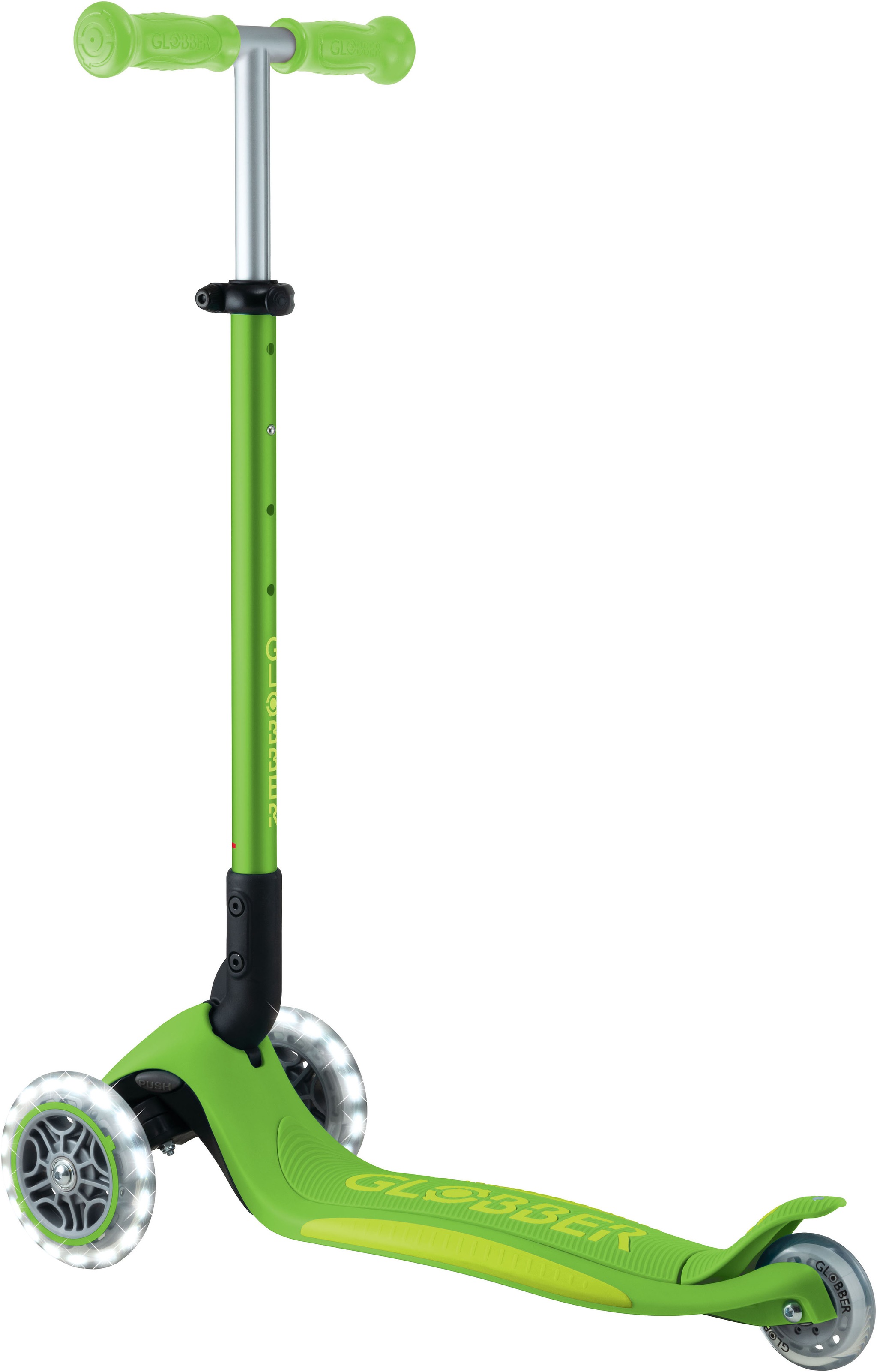 Globber Tretroller »ELITE LIGHTS, mit Leuchtrollen«