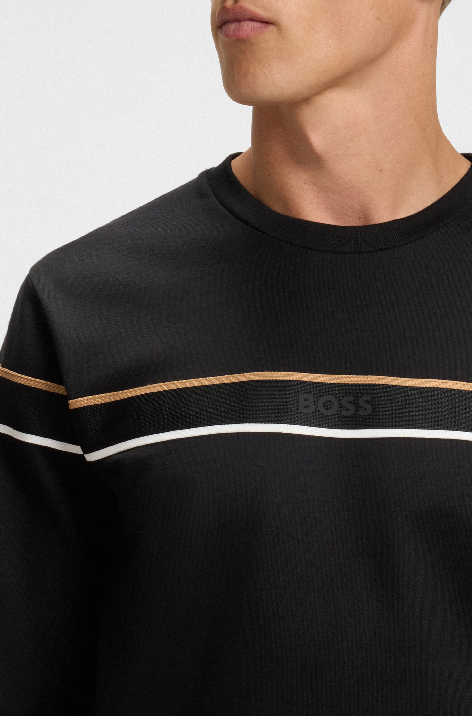BOSS Sweatshirt »Iconic«, mit Signature-Streifen