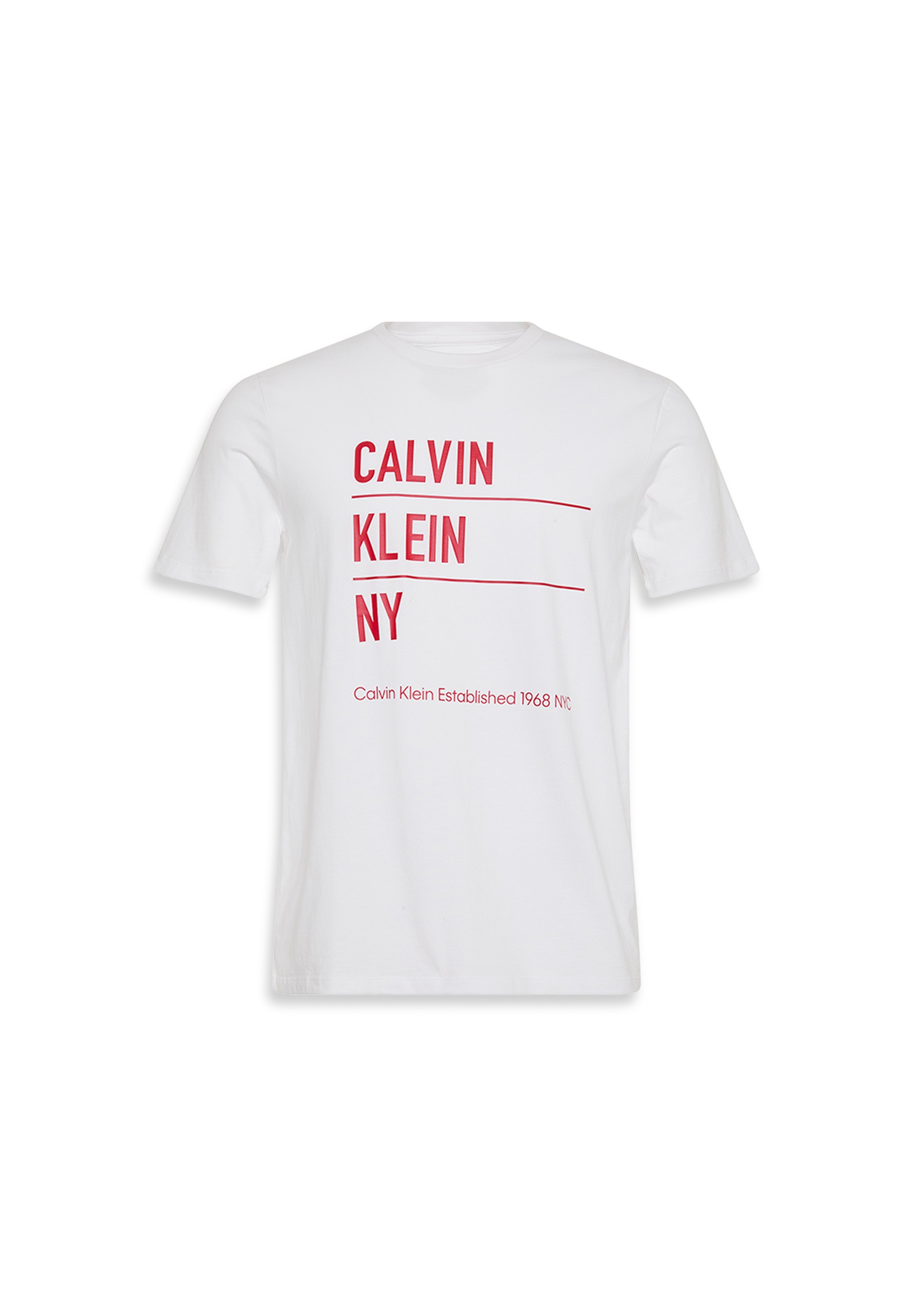 Calvin Klein Jeans T-Shirt »SS 30S EU CALVIN KLEIN NY GRAPHI«, Mit Rundhalsausschnitt, regular fit