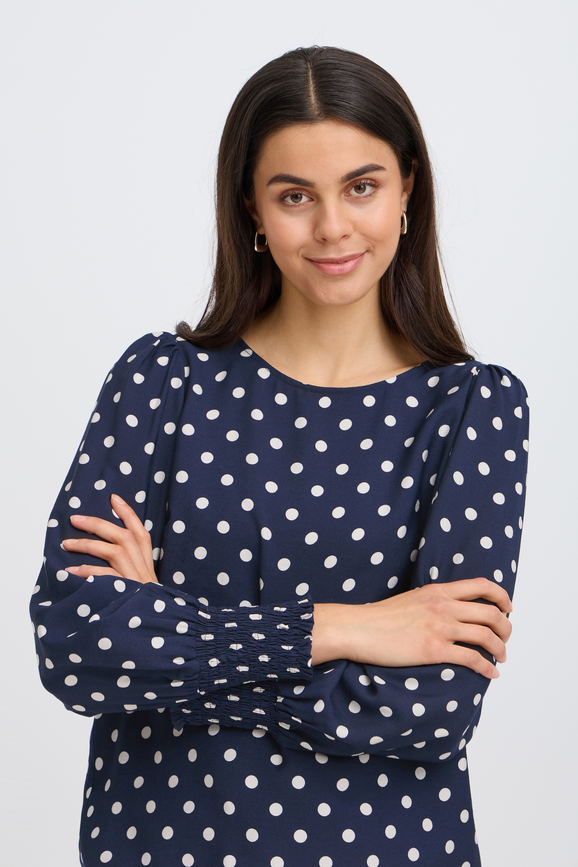fransa Langarmbluse »Damen Bluse langarm FRADARA«