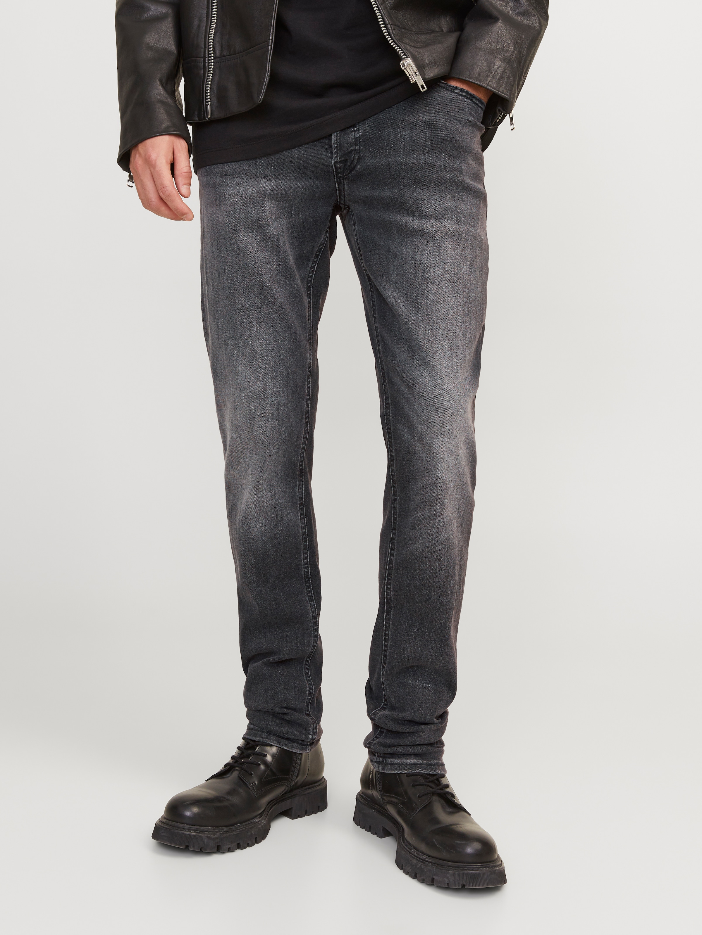Jack & Jones Slim-fit-Jeans »JJIGLENN  Slim-Fit mit Stretch und praktischer 5-Pocket-Form« Baumwollmischung, slim fit
