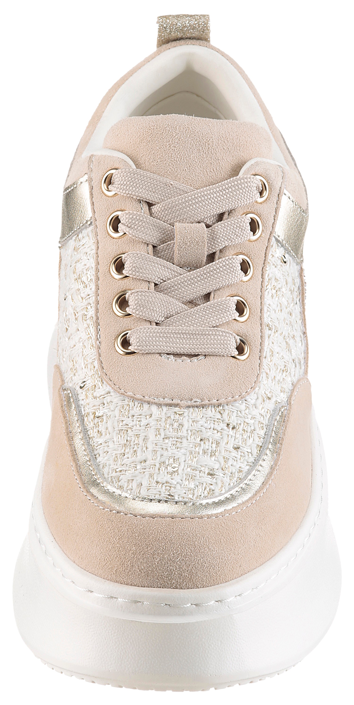 Marc Cain Sneaker »Sports Dodgy Dogs«, Keilsneaker, Sneaker, Schnürschuh im Retro Look