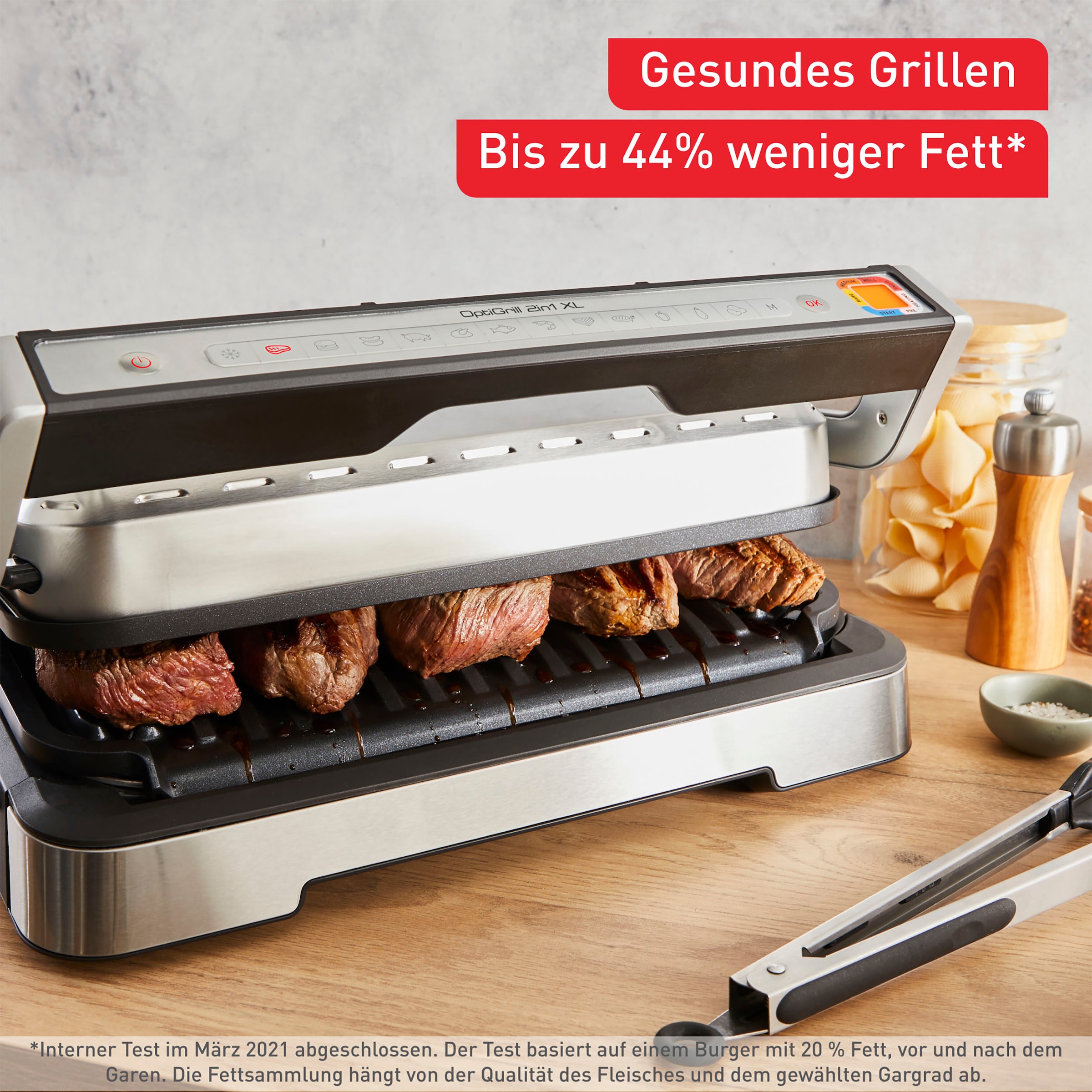 Tefal Kontaktgrill »OptiGrill 2in1 XL GC782D«, 2200 W