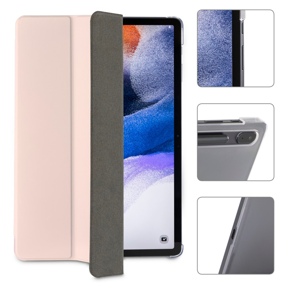 Hama Tablet-Hülle »Tablet Case für Galaxy S7 FE, S7+, S8+, 12,4", aufstellbar, klappbar«, 31,5 cm (12,4 Zoll)