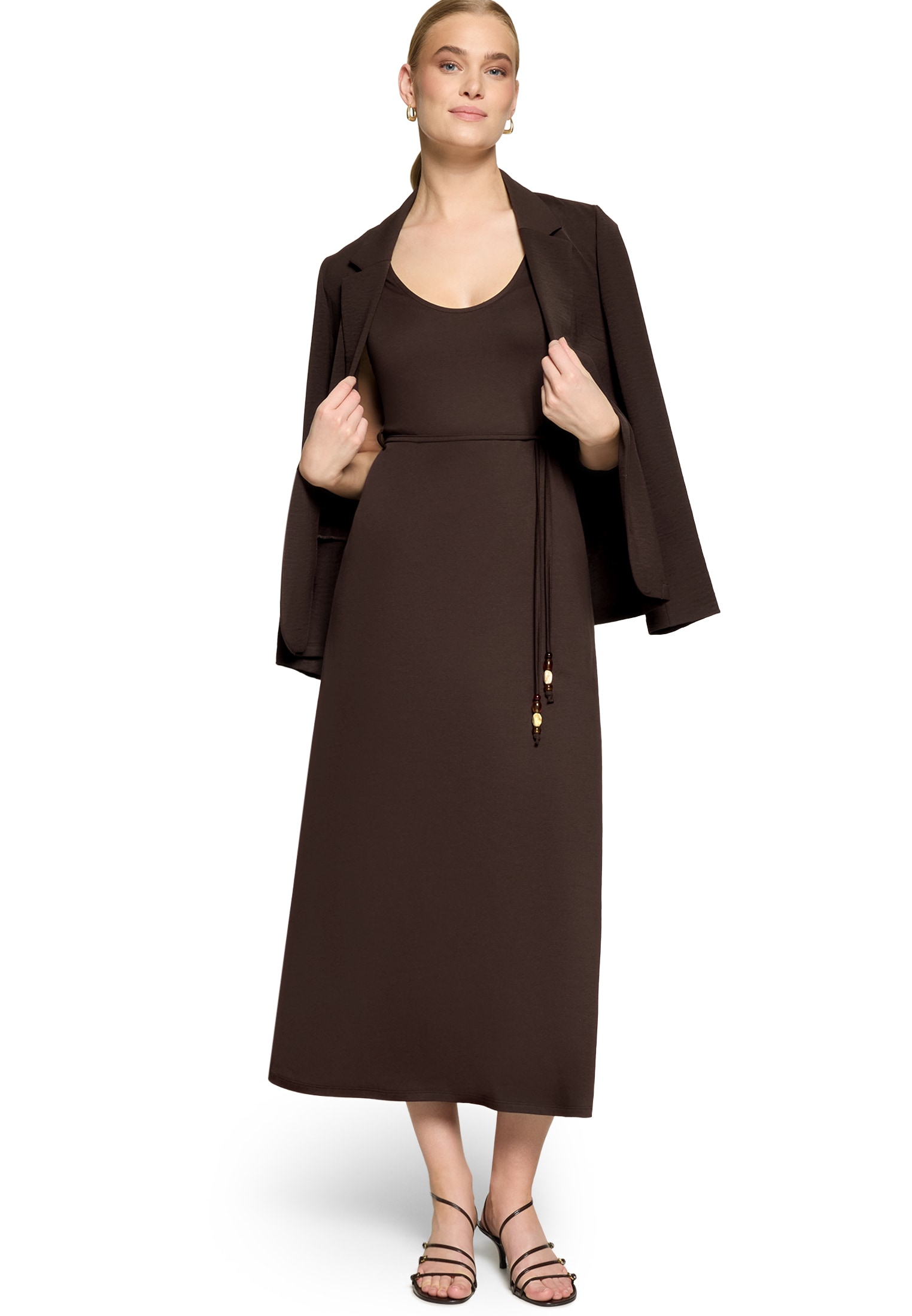 Zero Maxikleid »Maxikleid mit Gürtel«