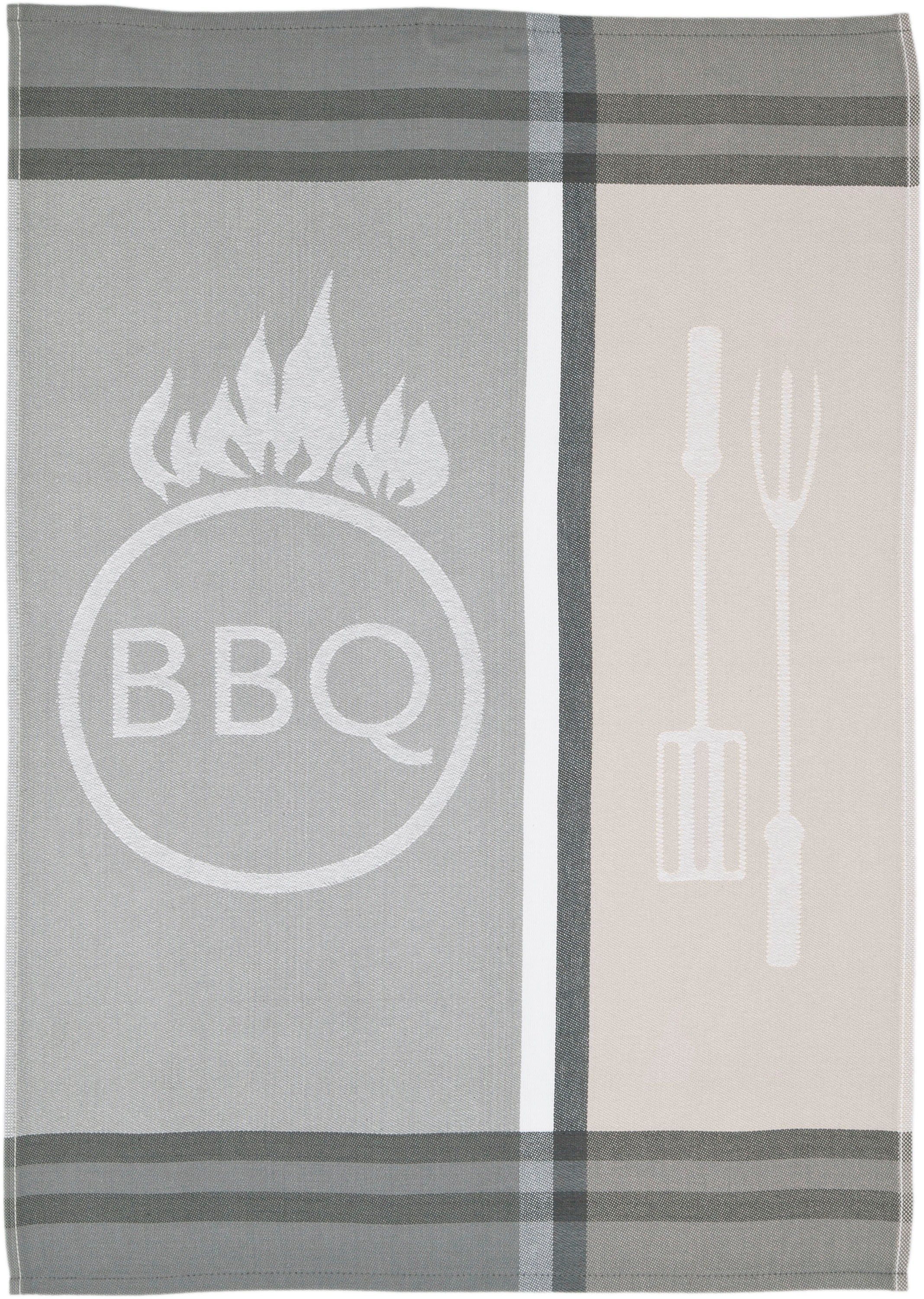 ROSS Geschirrtuch »BBQ«, (Set, 3 tlg.), Motivtuch, aus 100% Baumwolle