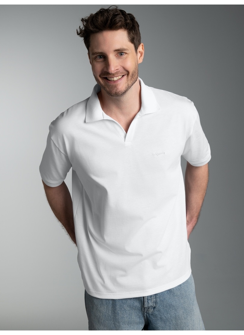 Trigema Poloshirt »TRIGEMA Poloshirt DELUXE ohne Knopfleiste« 1