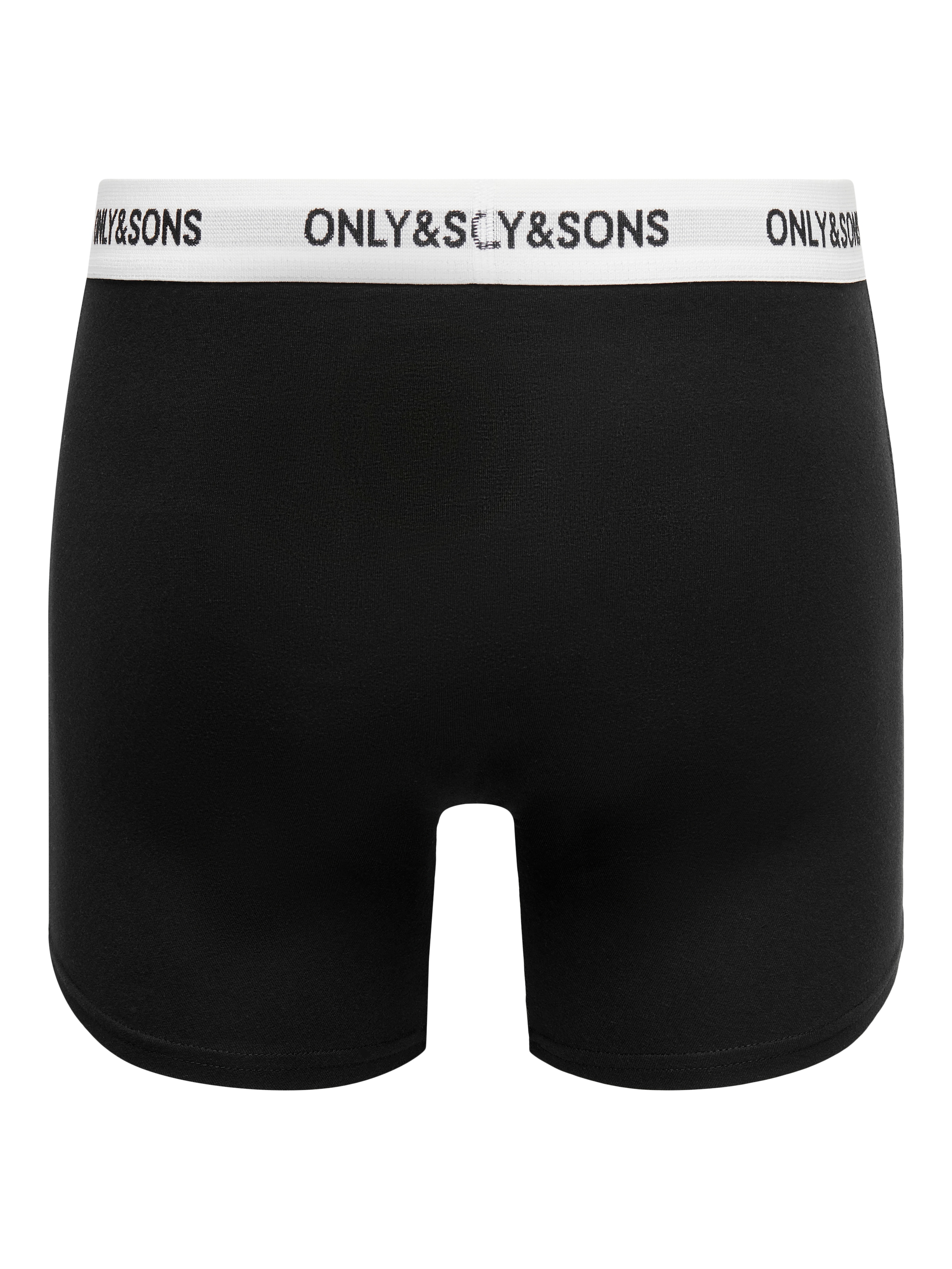 ONLY & SONS Boxershorts »ONSTREY SOLID BOXER 5PACK OTL« Packung, 5 Stk.