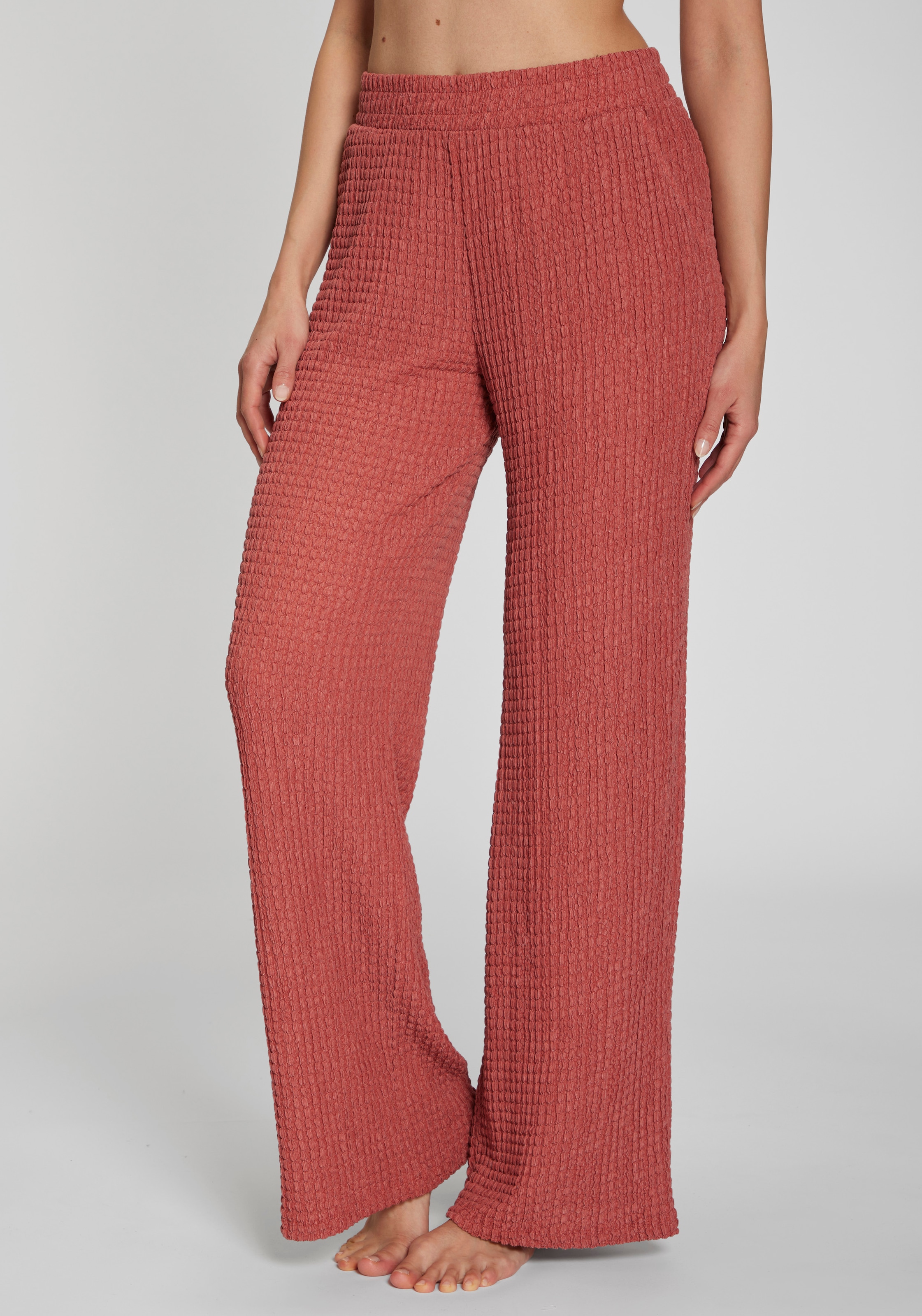 LASCANA Homewearhose  mit strukturierter Oberfläche