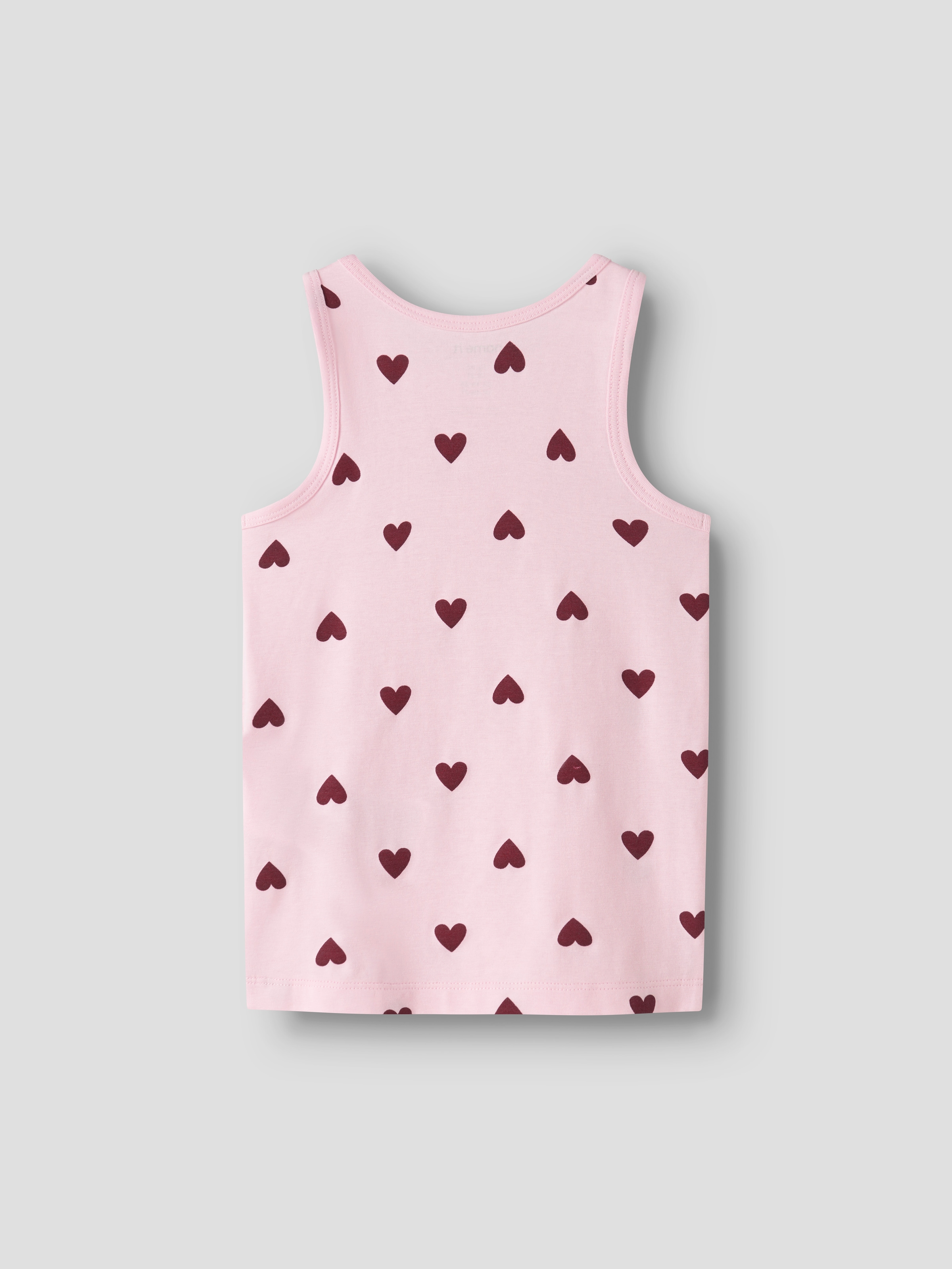 Name It Unterhemd »NMFTANK TOP 2P CUTIE HEART NOOS« Packung, 2 Stk. Baumwollmischung, uni und bedruckt im Set