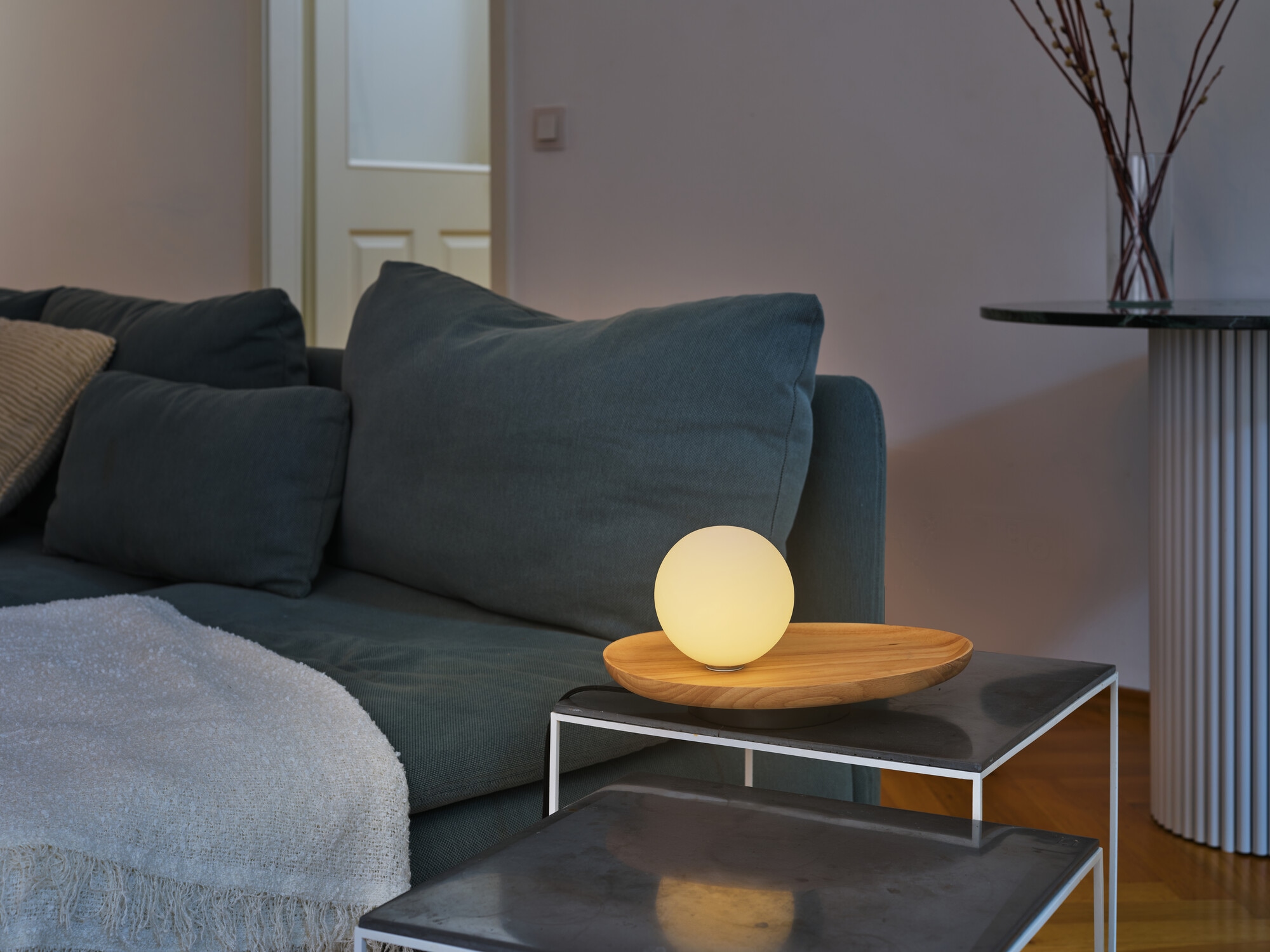 Osram Tischleuchte »Decor Acacia-Wood Nest« G9 1 Stk. braun, Fassung G9